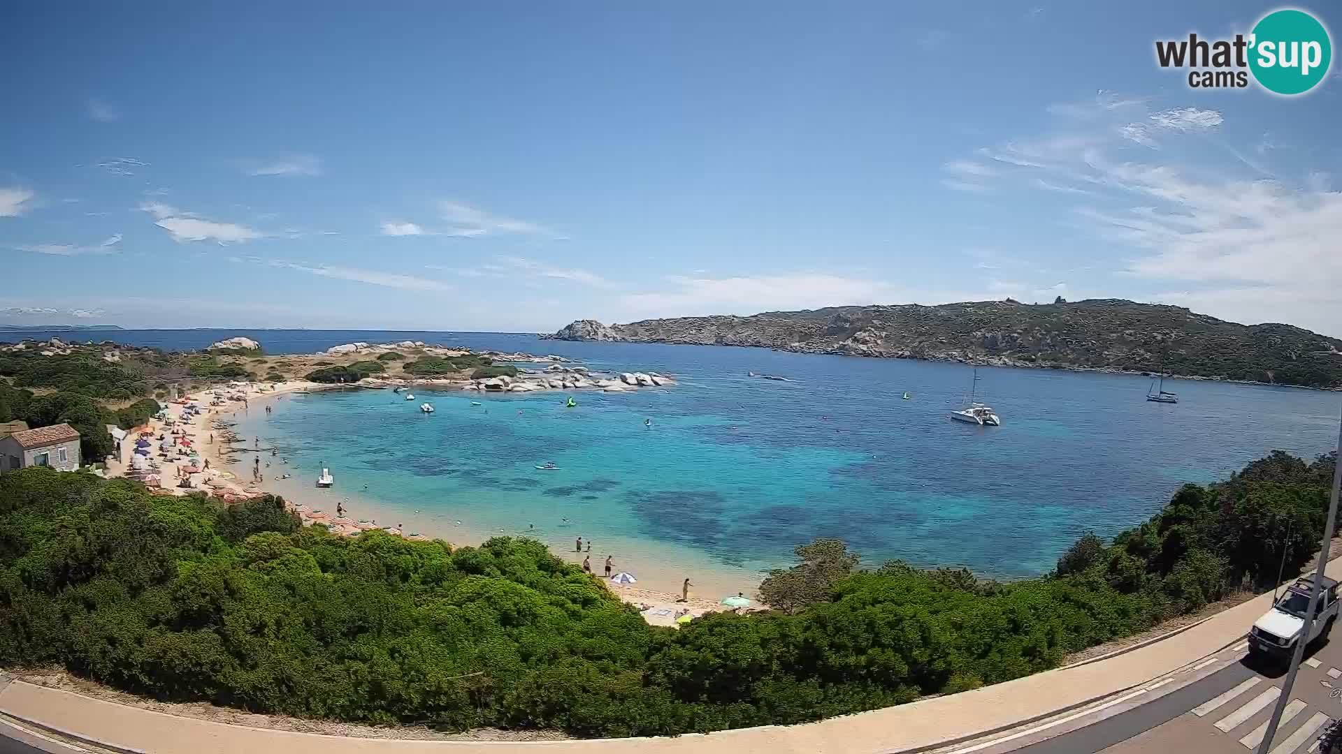 Webcam Rena di Levante – Live View from Capo Testa