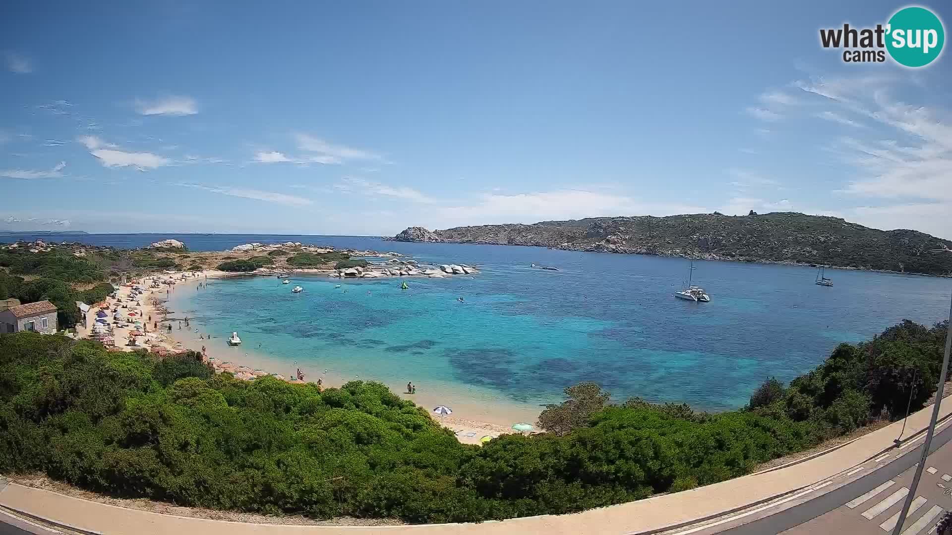 Webcam Rena di Levante – Live View from Capo Testa