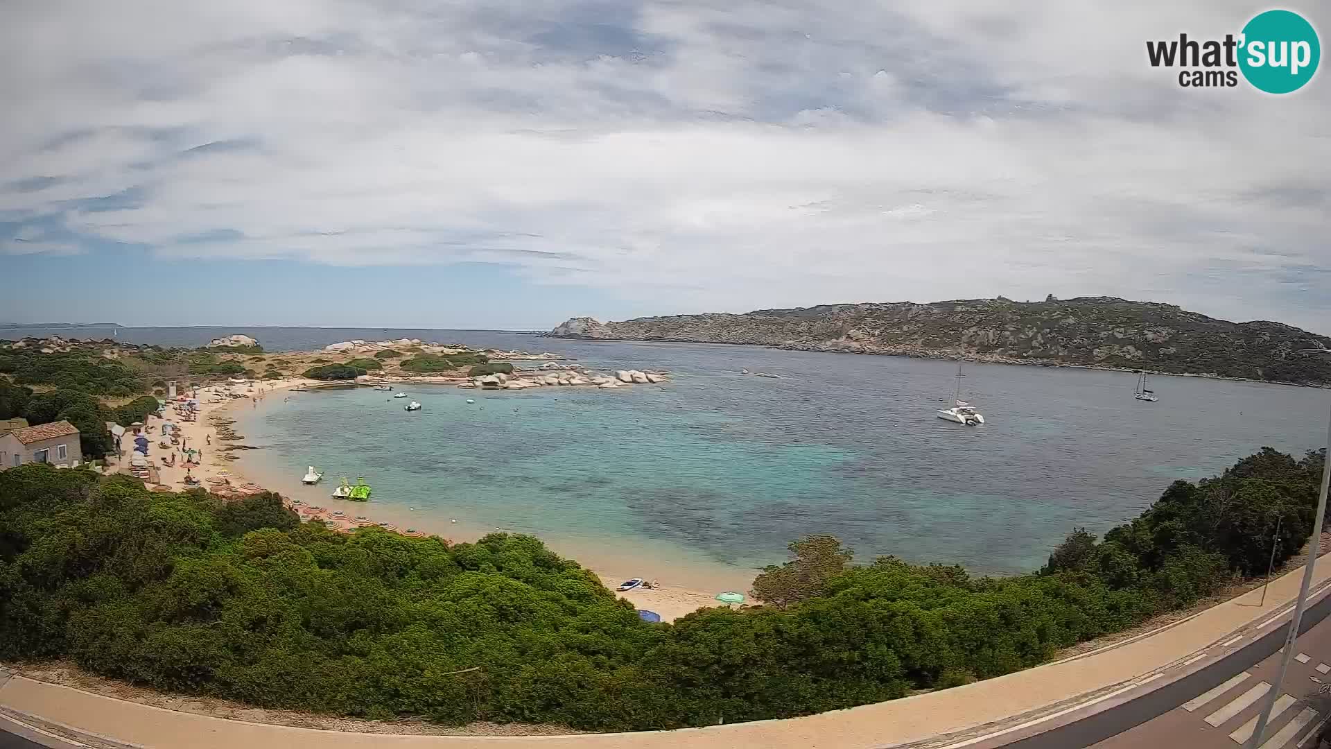 Webcam Rena di Levante – Live View from Capo Testa