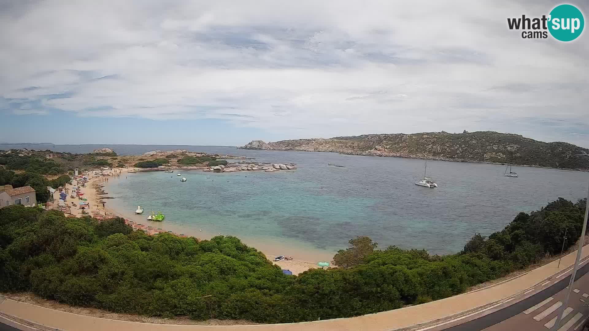 Spletna kamera Rena di Levante – Pogled v živo na Capo Testa