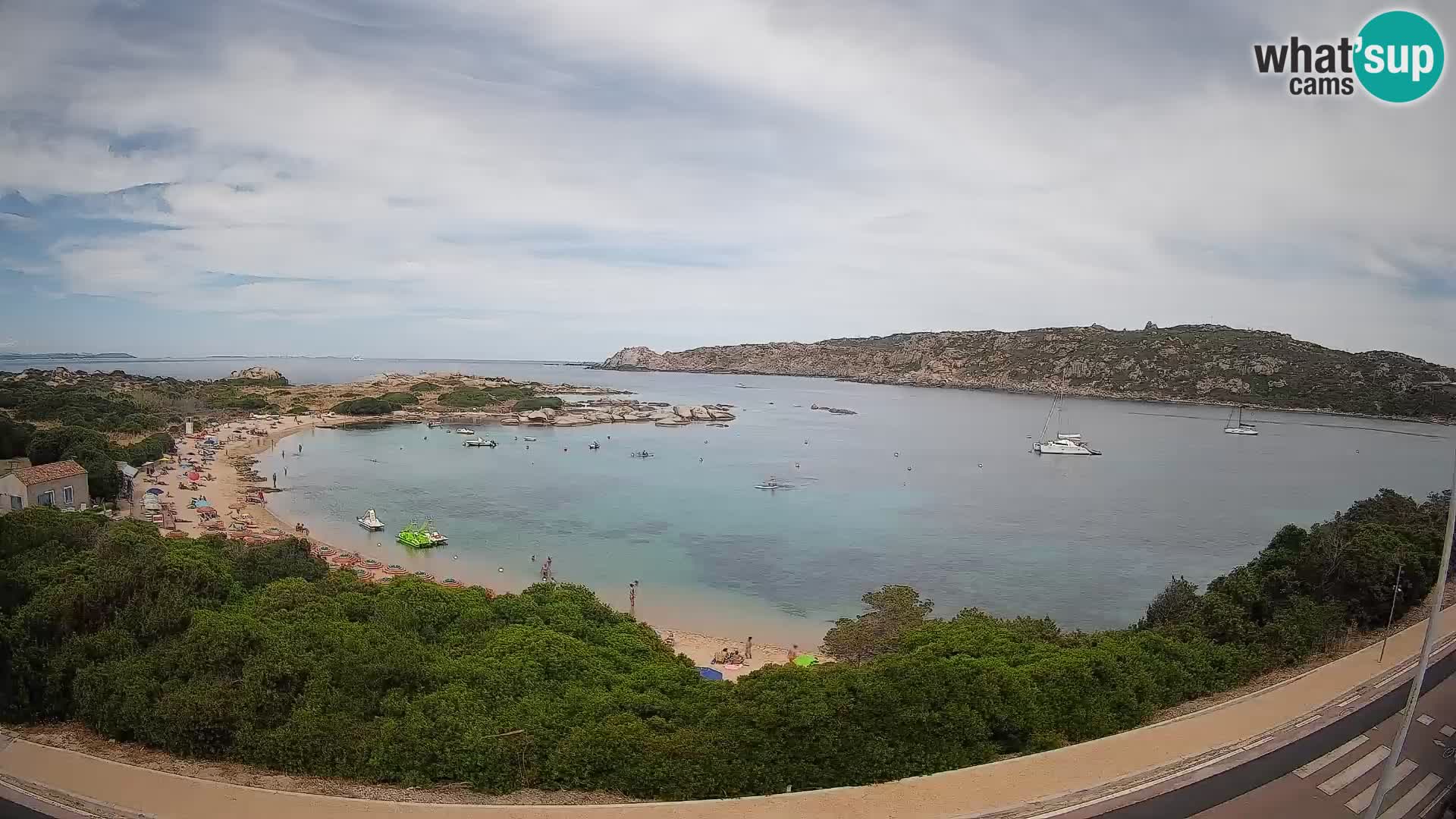 Webcam Rena di Levante – Live View from Capo Testa