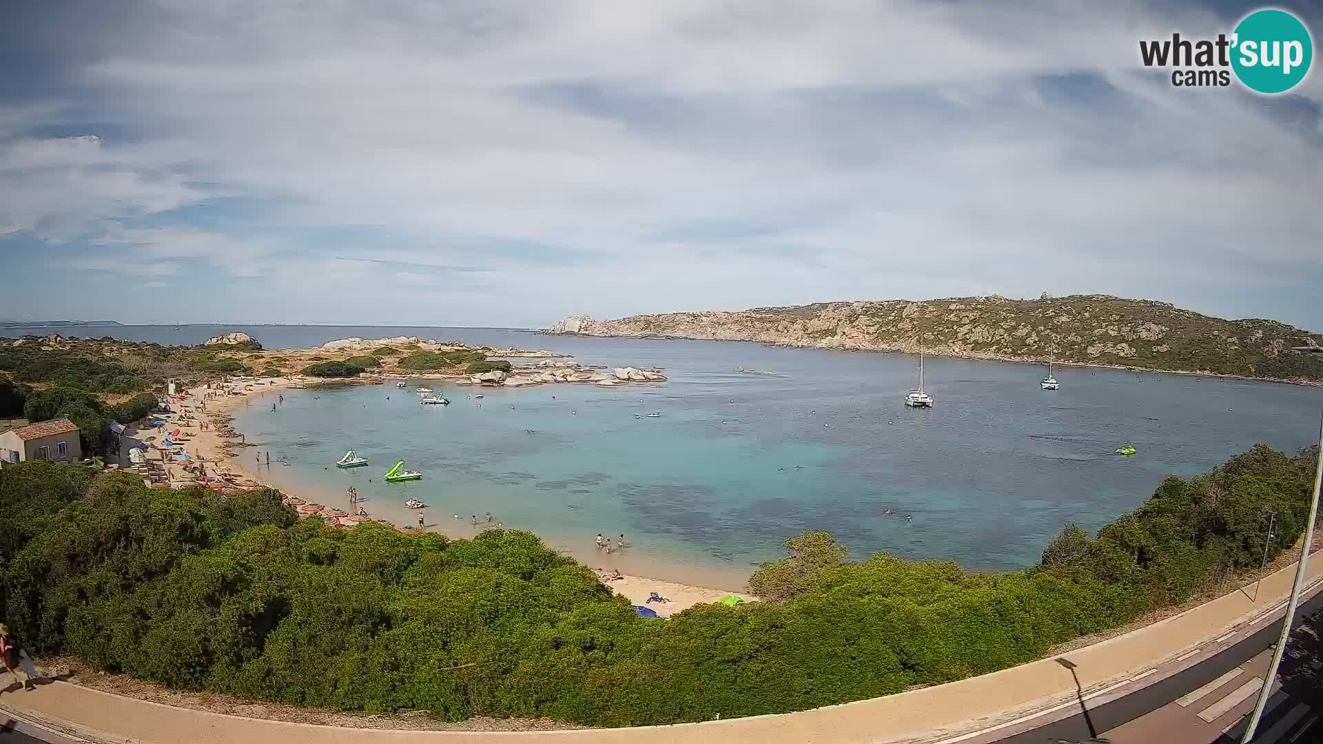 Webcam Rena di Levante – Live View from Capo Testa
