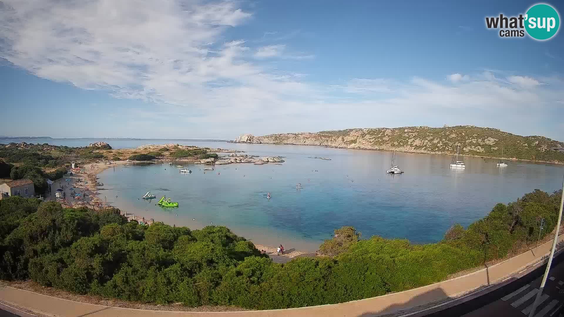 Webcam Rena di Levante – Live View from Capo Testa