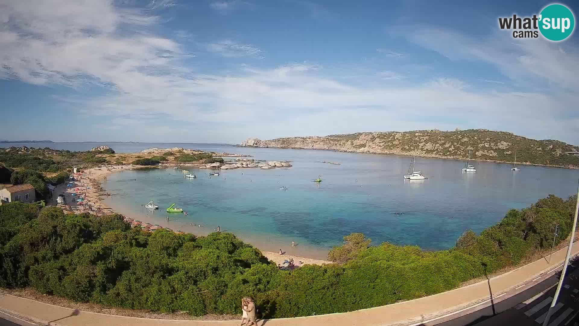 Webcam Rena di Levante – Live View from Capo Testa