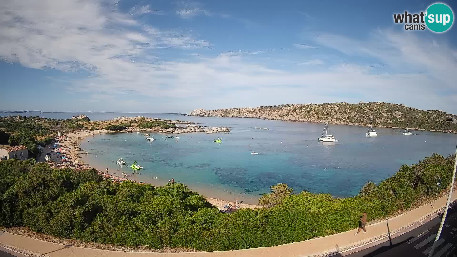 Webcam Rena di Levante – Live View from Capo Testa