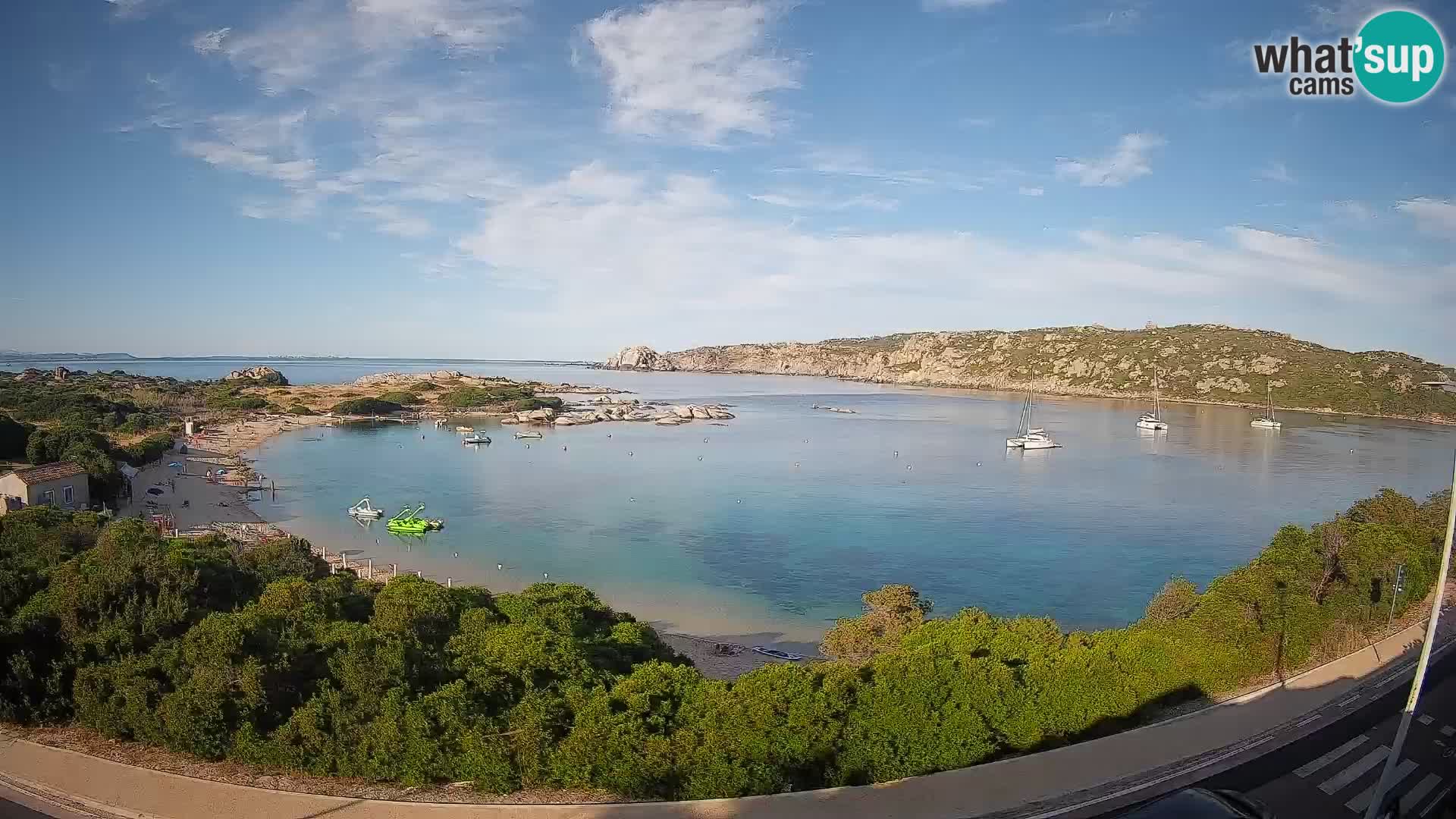 Webcam Rena di Levante – Live View from Capo Testa