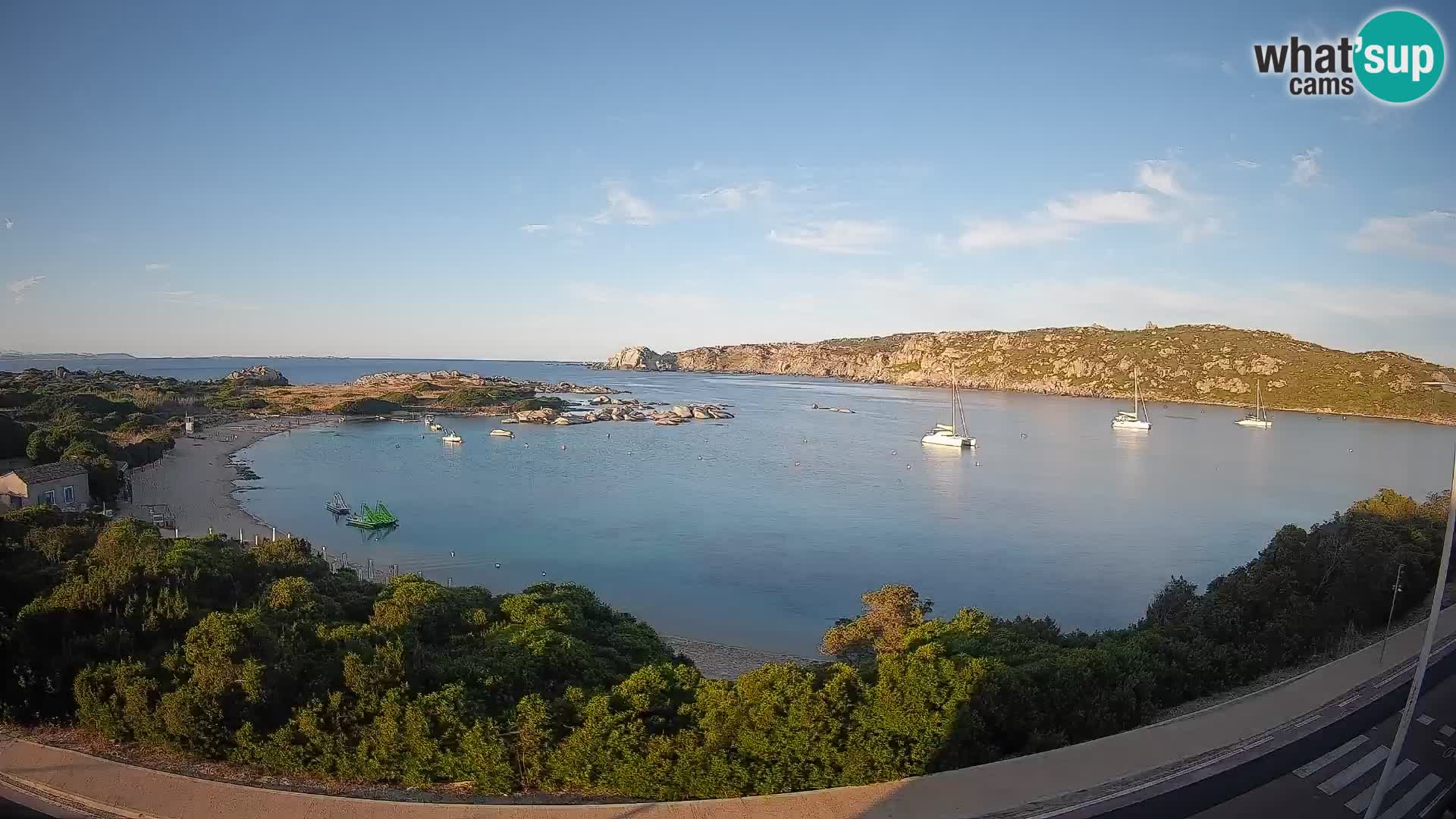 Webcam Rena di Levante – Live View from Capo Testa