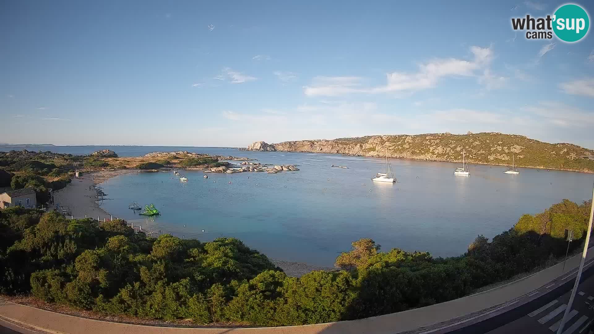 Webcam Rena di Levante – Live View from Capo Testa