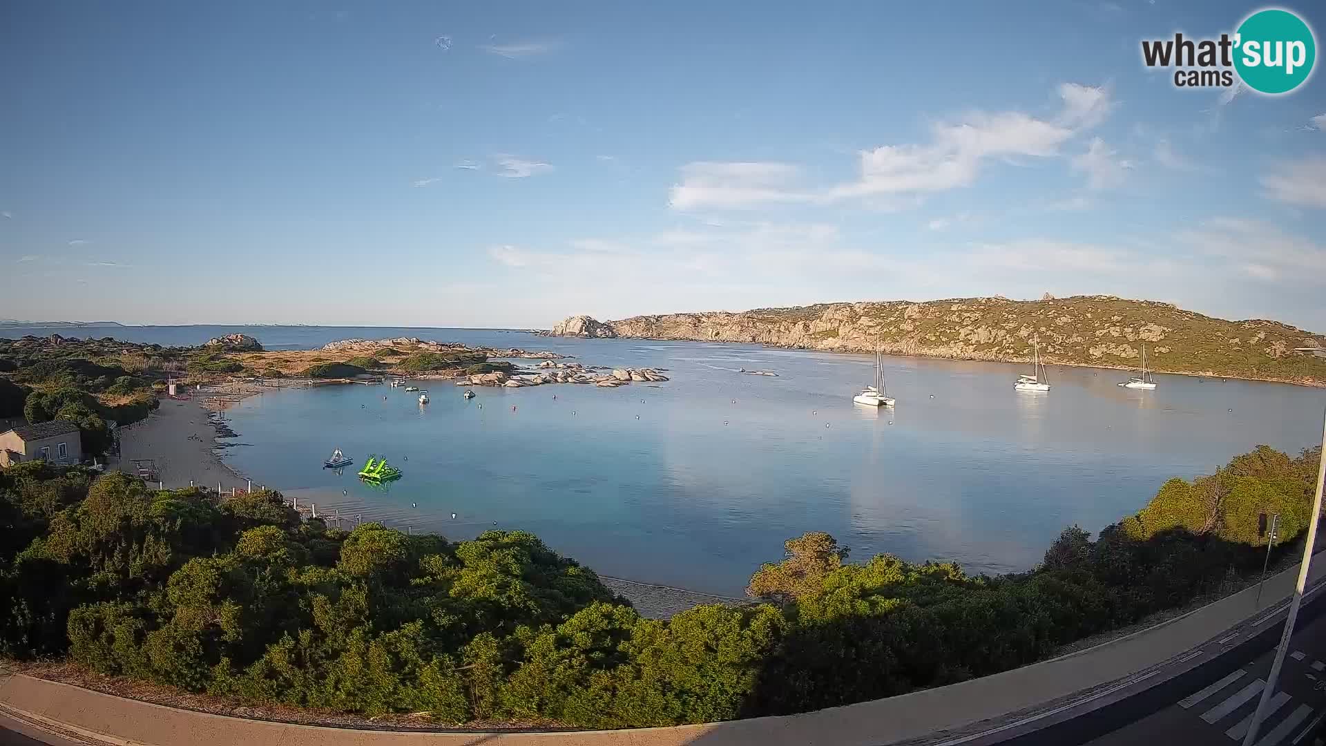Webcam Rena di Levante – Live View from Capo Testa