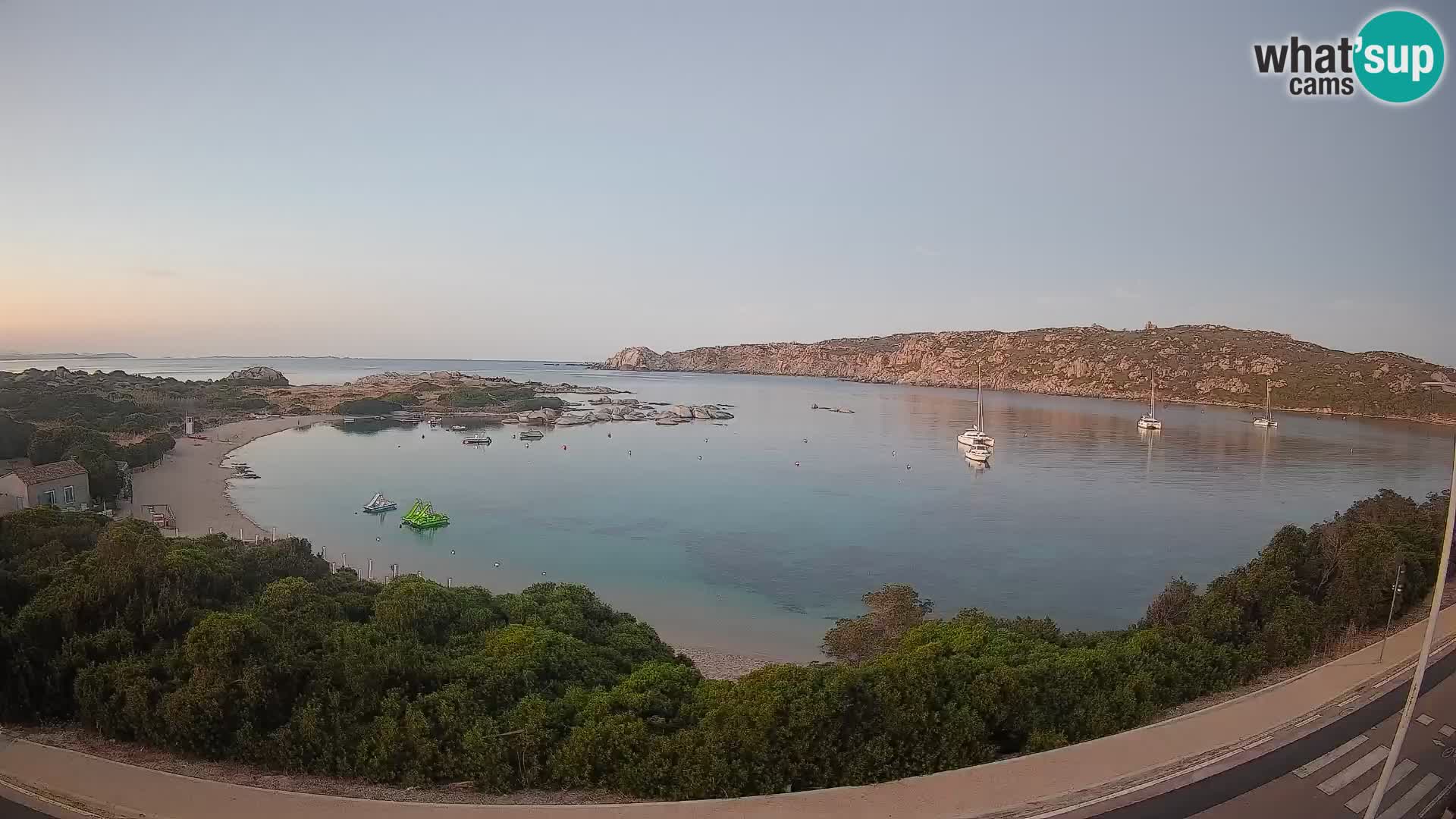 Web kamera Rena di Levante – Pogled uživo s Capo Testa