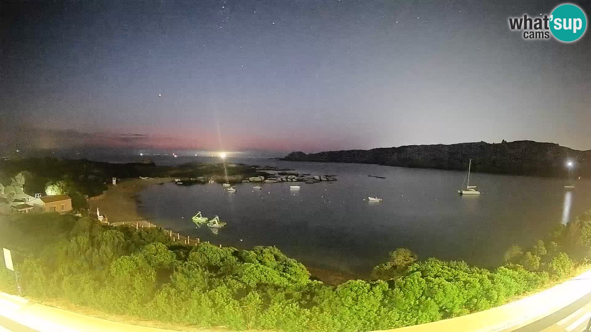 Webcam Rena di Levante – Live View from Capo Testa