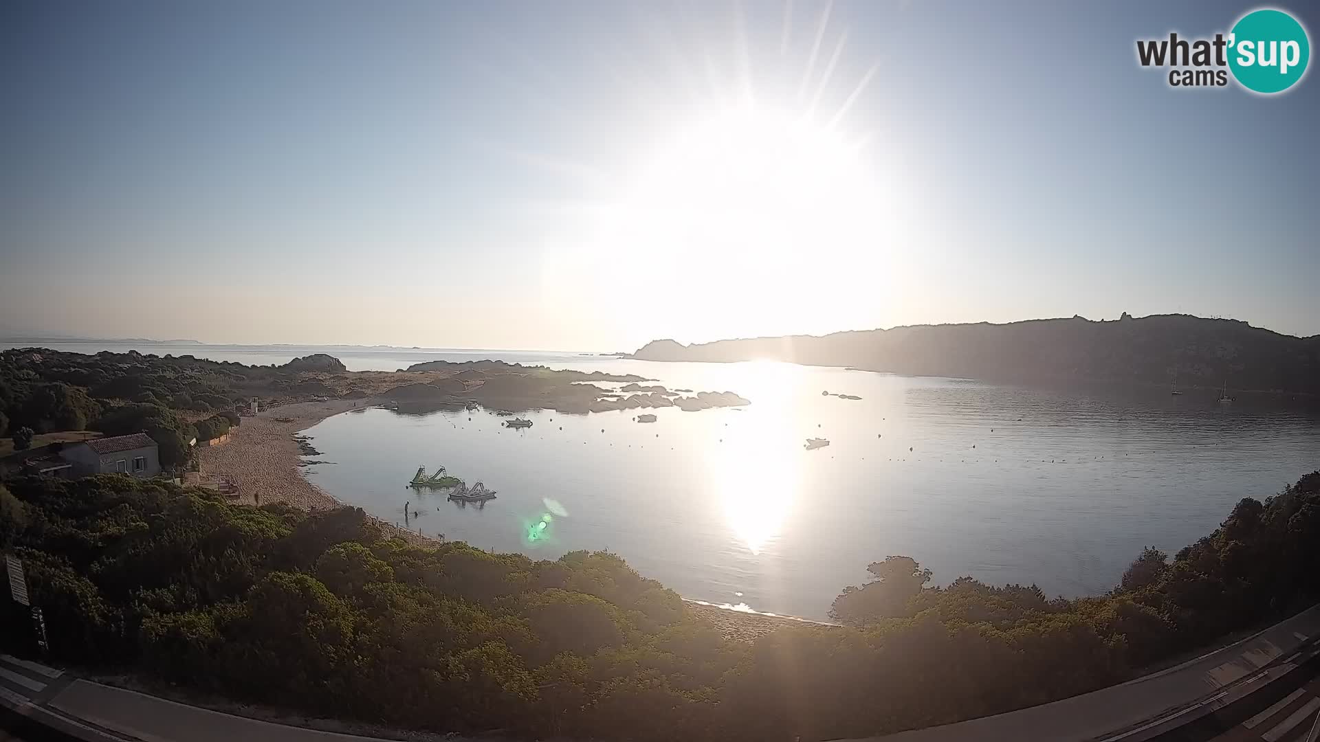 Webcam Rena di Levante – Live View from Capo Testa