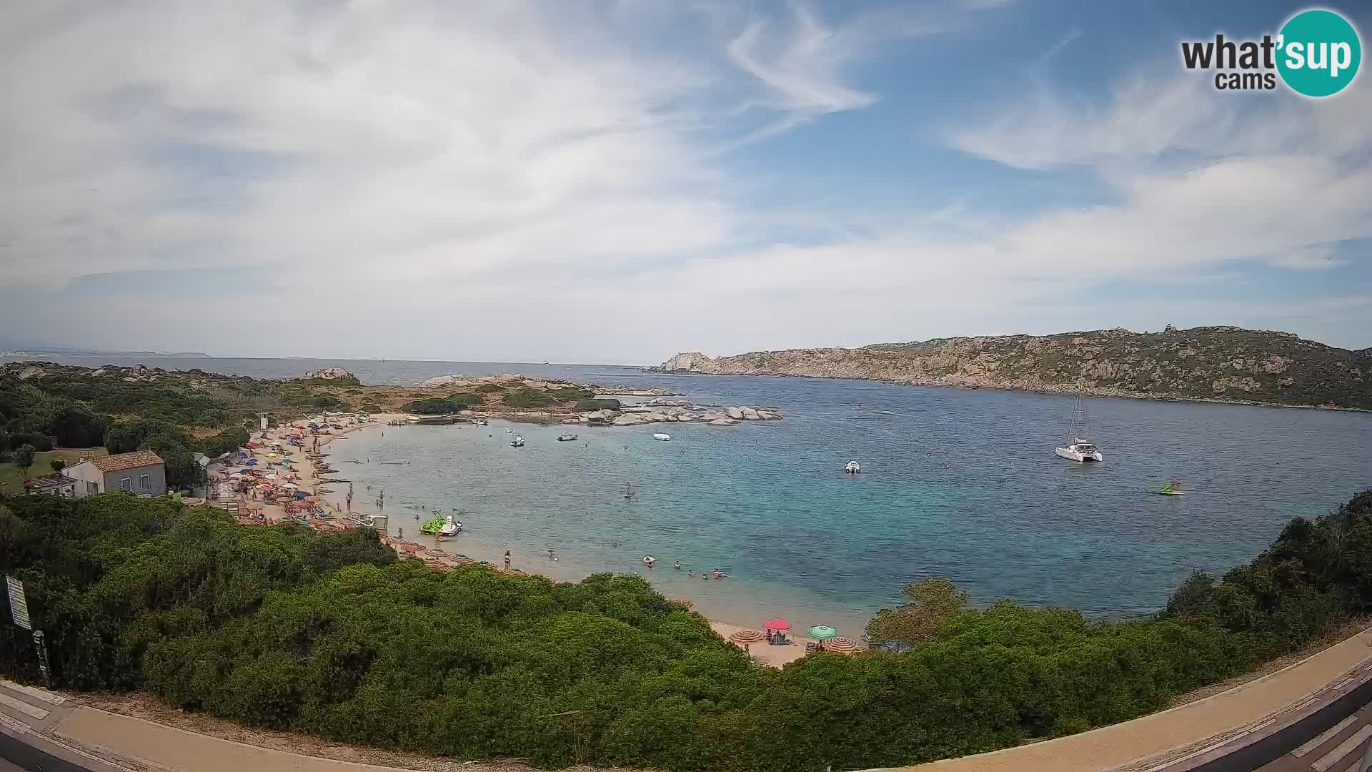 Webcam Rena di Levante – Live View from Capo Testa