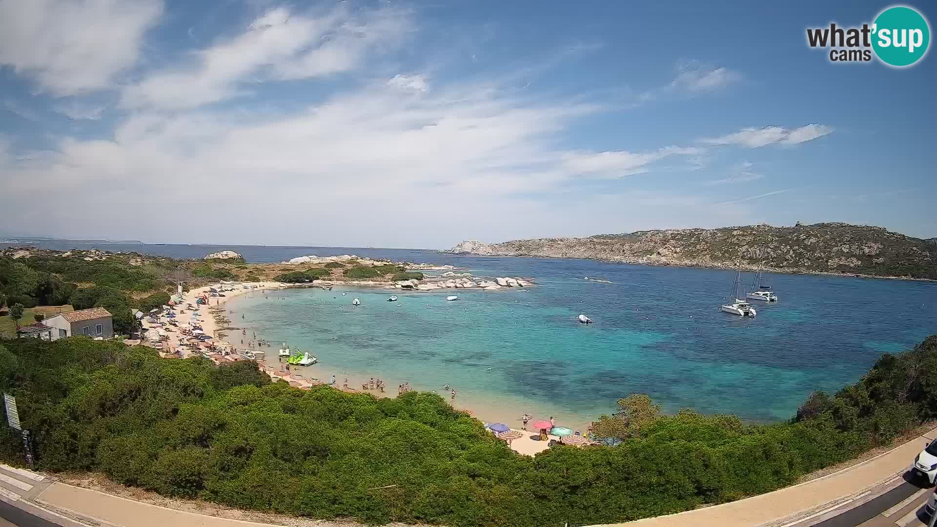 Webcam Rena di Levante – Live View from Capo Testa