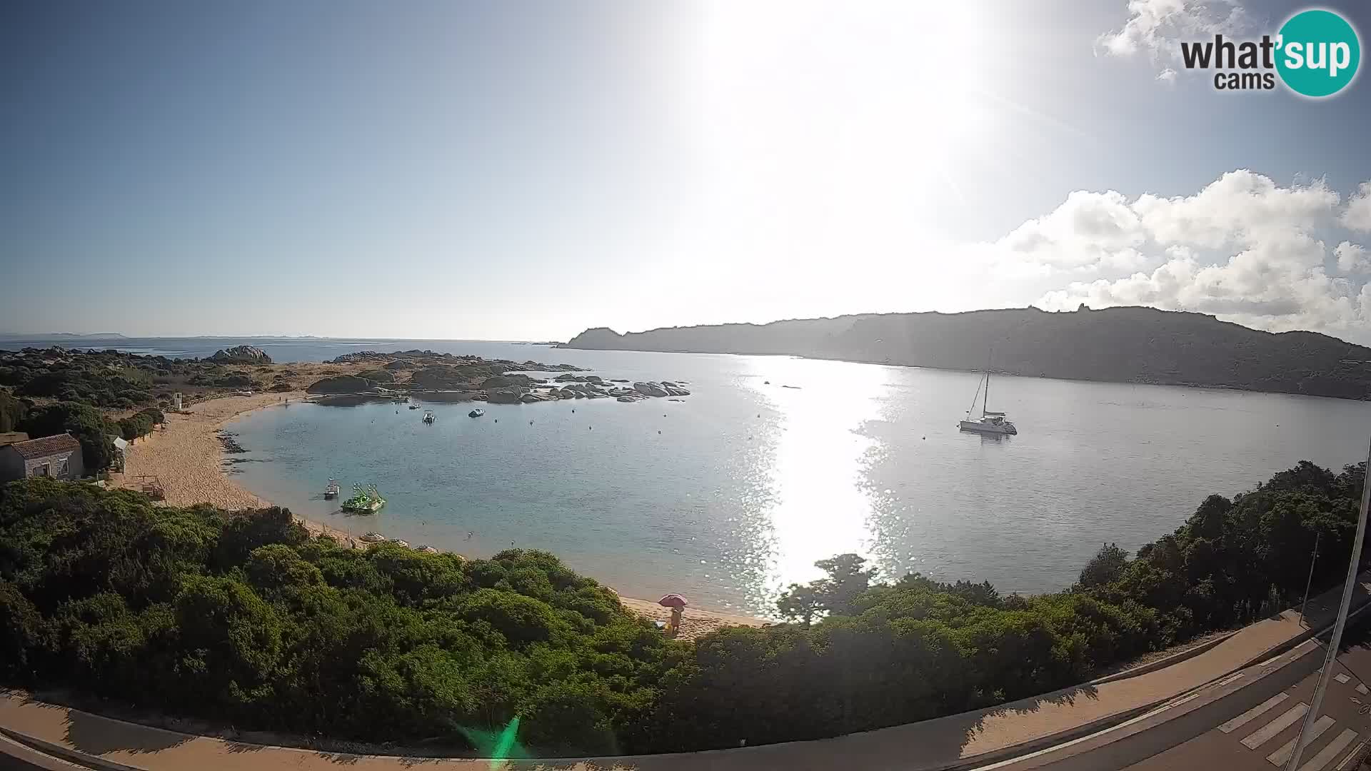 Webcam Rena di Levante – Live View from Capo Testa