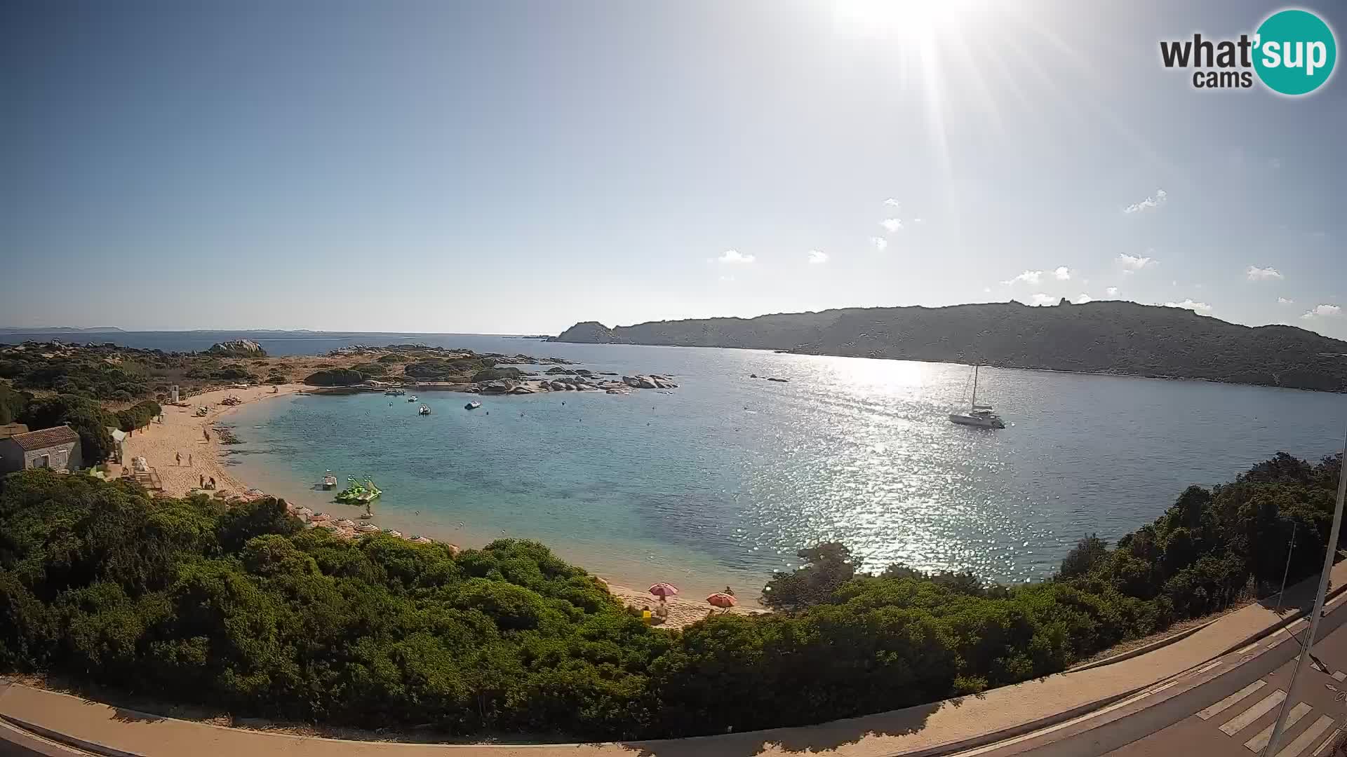 Webcam Rena di Levante – Live View from Capo Testa