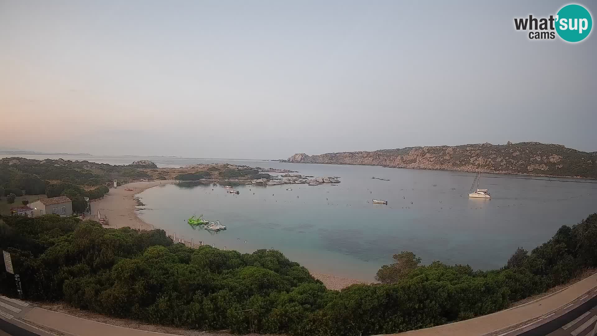 Webcam Rena di Levante – Live View from Capo Testa