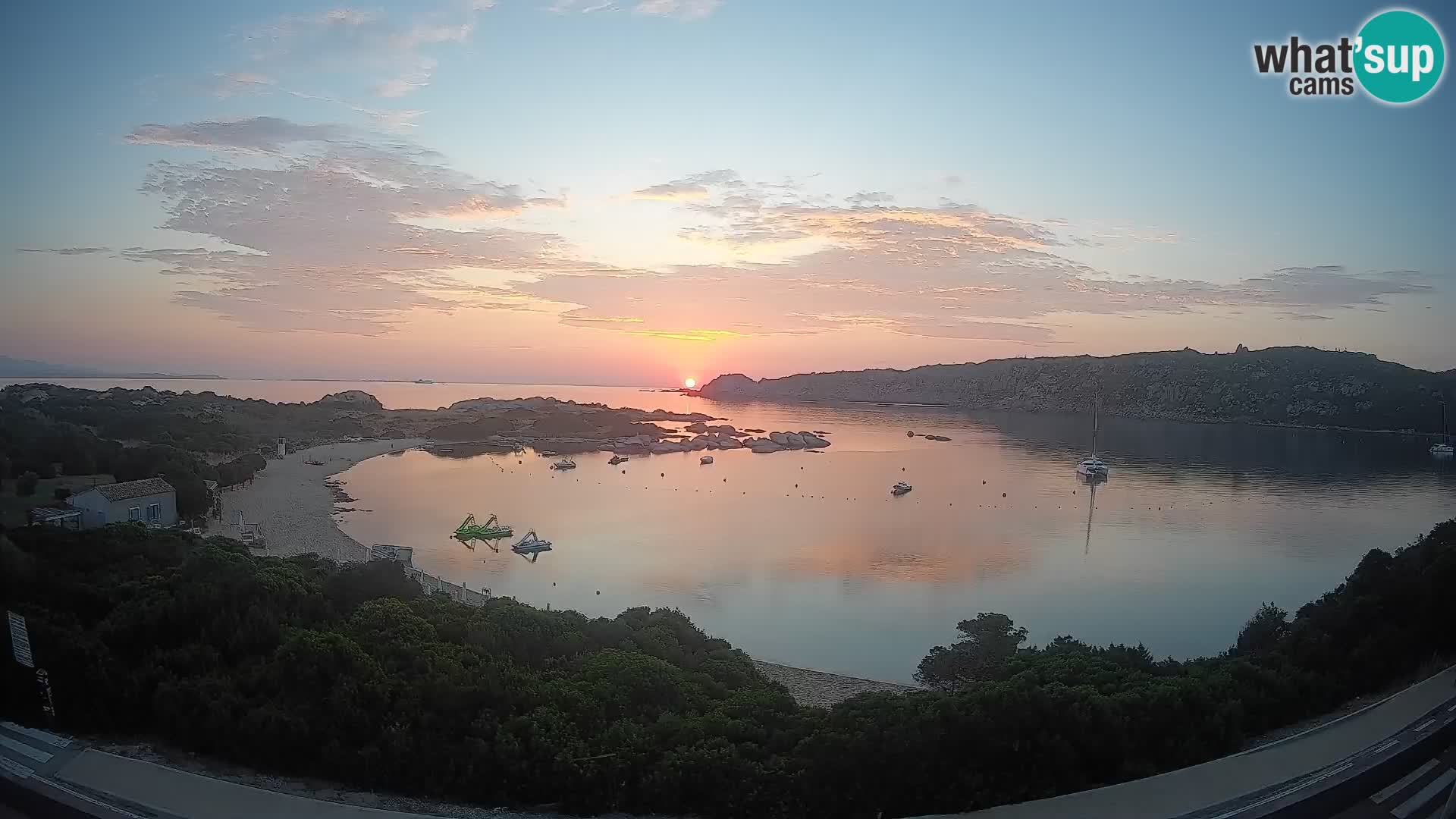 Webcam Rena di Levante – Live View from Capo Testa