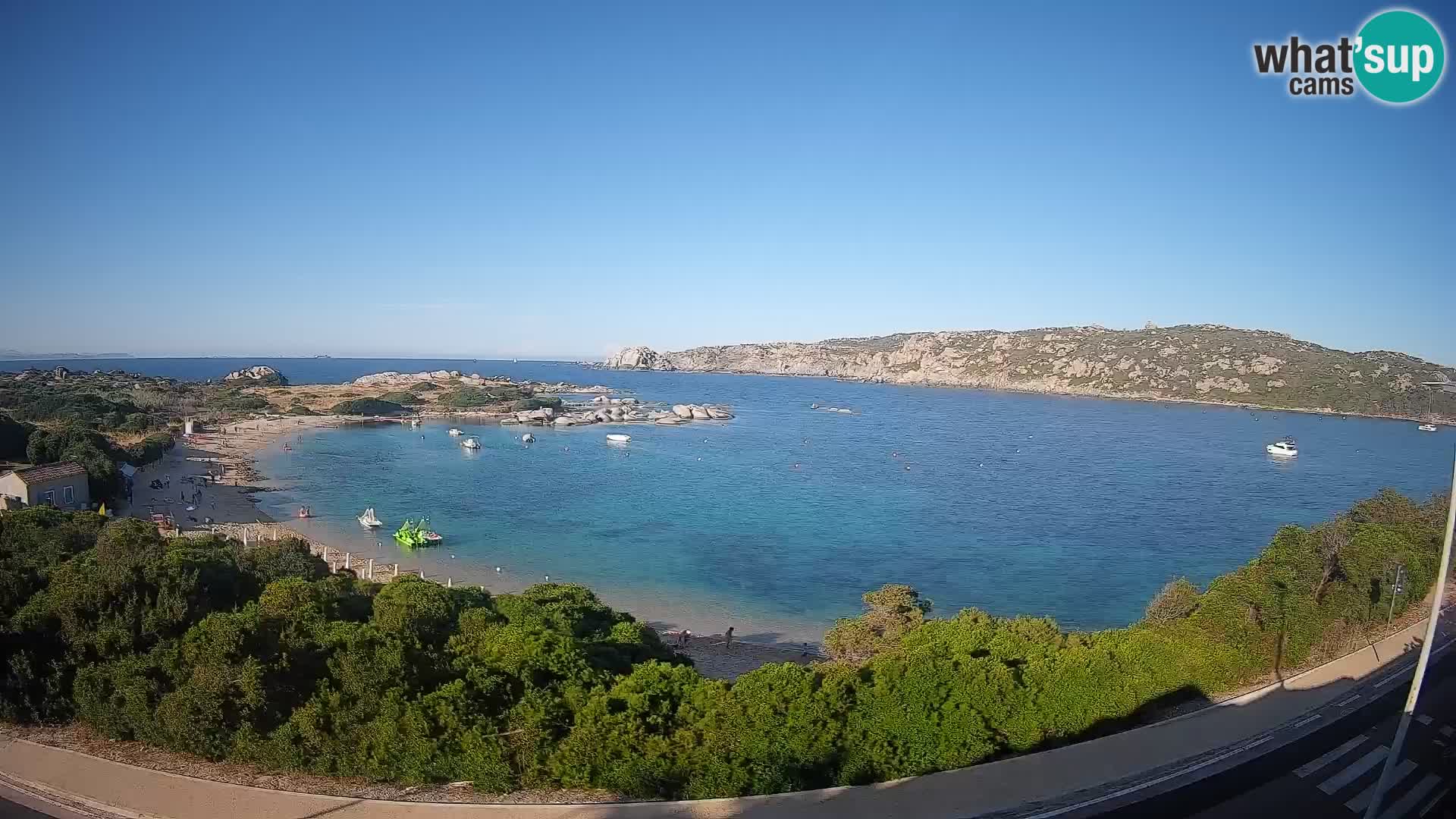 Webcam Rena di Levante – Live View from Capo Testa