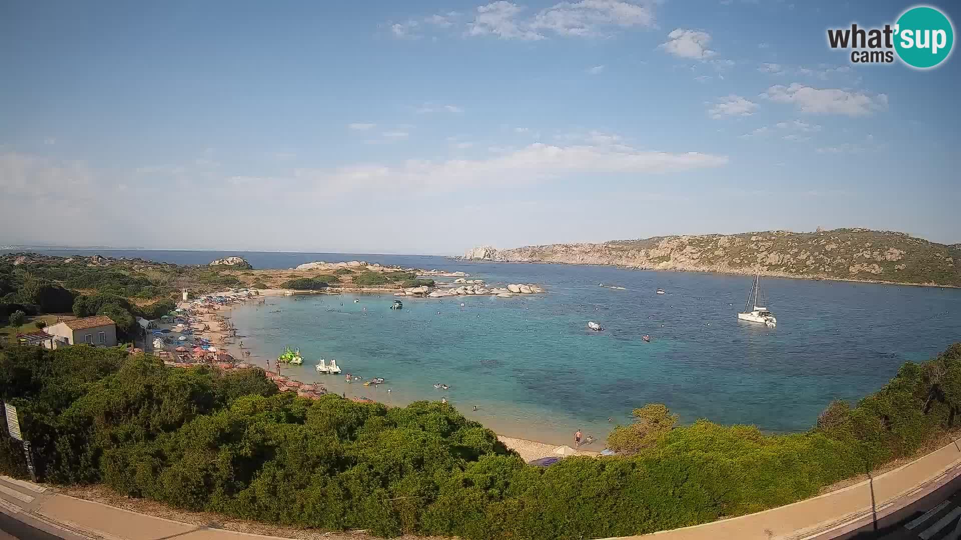 Spletna kamera Rena di Levante – Pogled v živo na Capo Testa