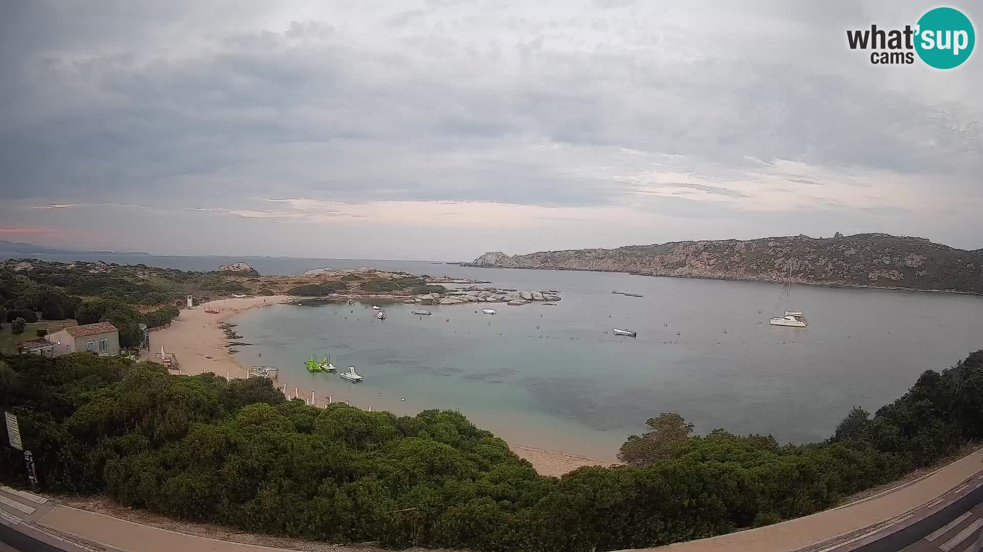 Webcam Rena di Levante – Live View from Capo Testa