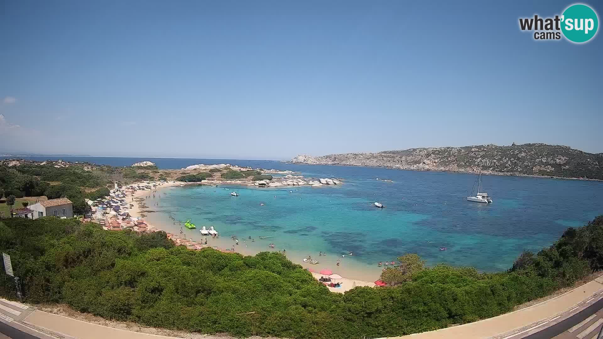 Webcam Rena di Levante – Live View from Capo Testa