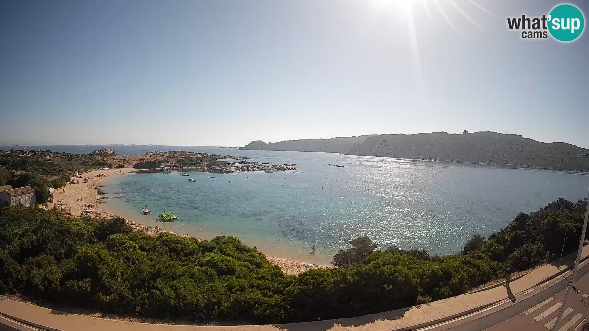 Webcam Rena di Levante – Live View from Capo Testa