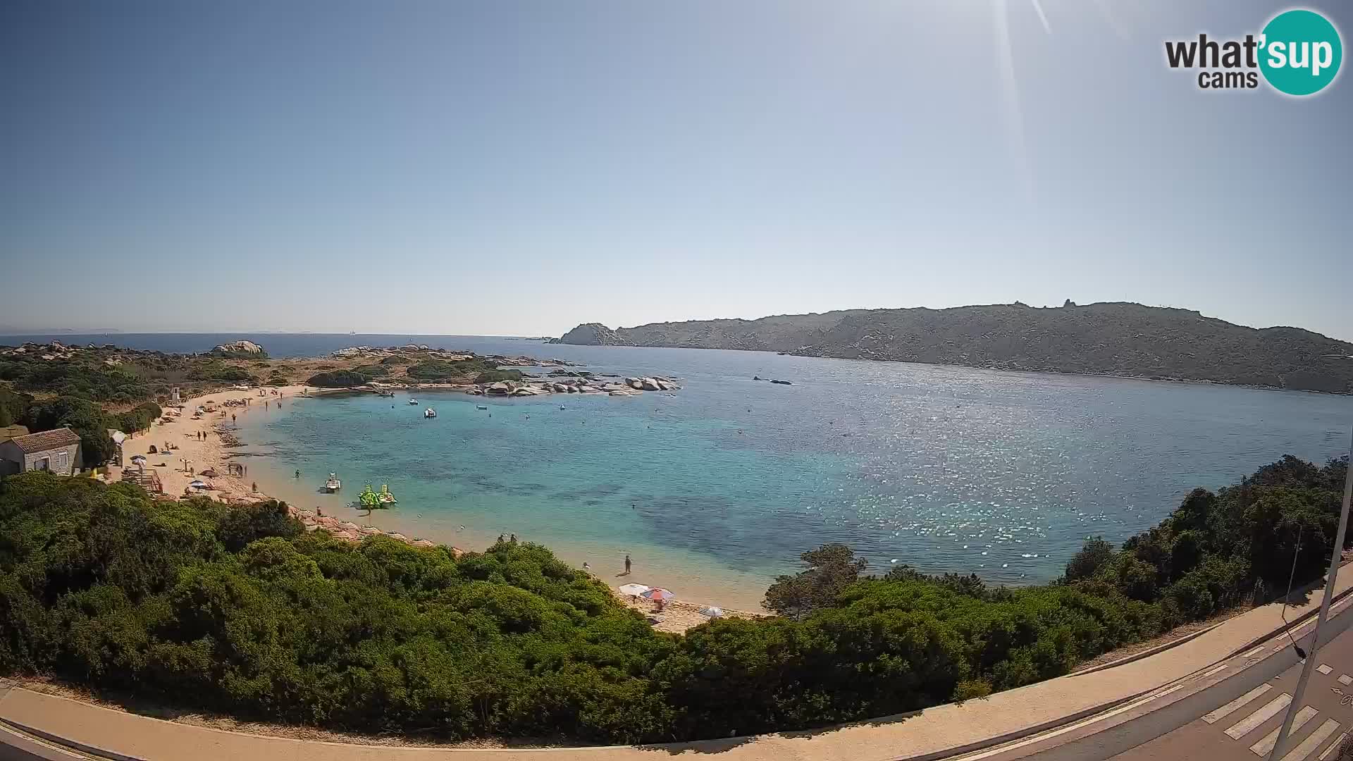 Web kamera Rena di Levante – Pogled uživo s Capo Testa