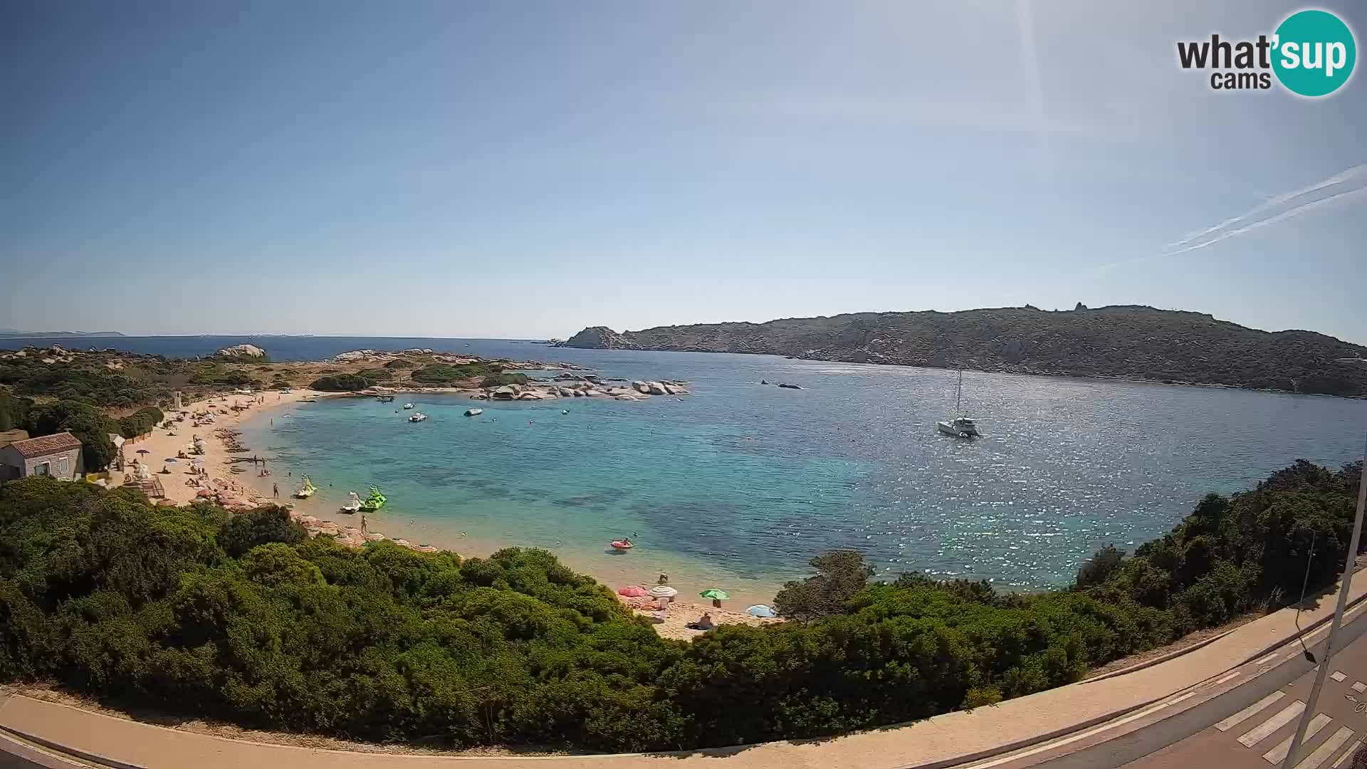 Web kamera Rena di Levante – Pogled uživo s Capo Testa