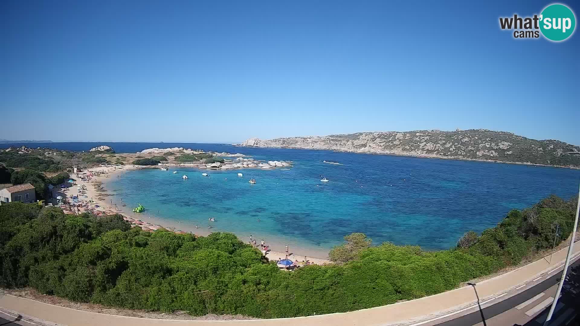 Webcam Rena di Levante – Live View from Capo Testa