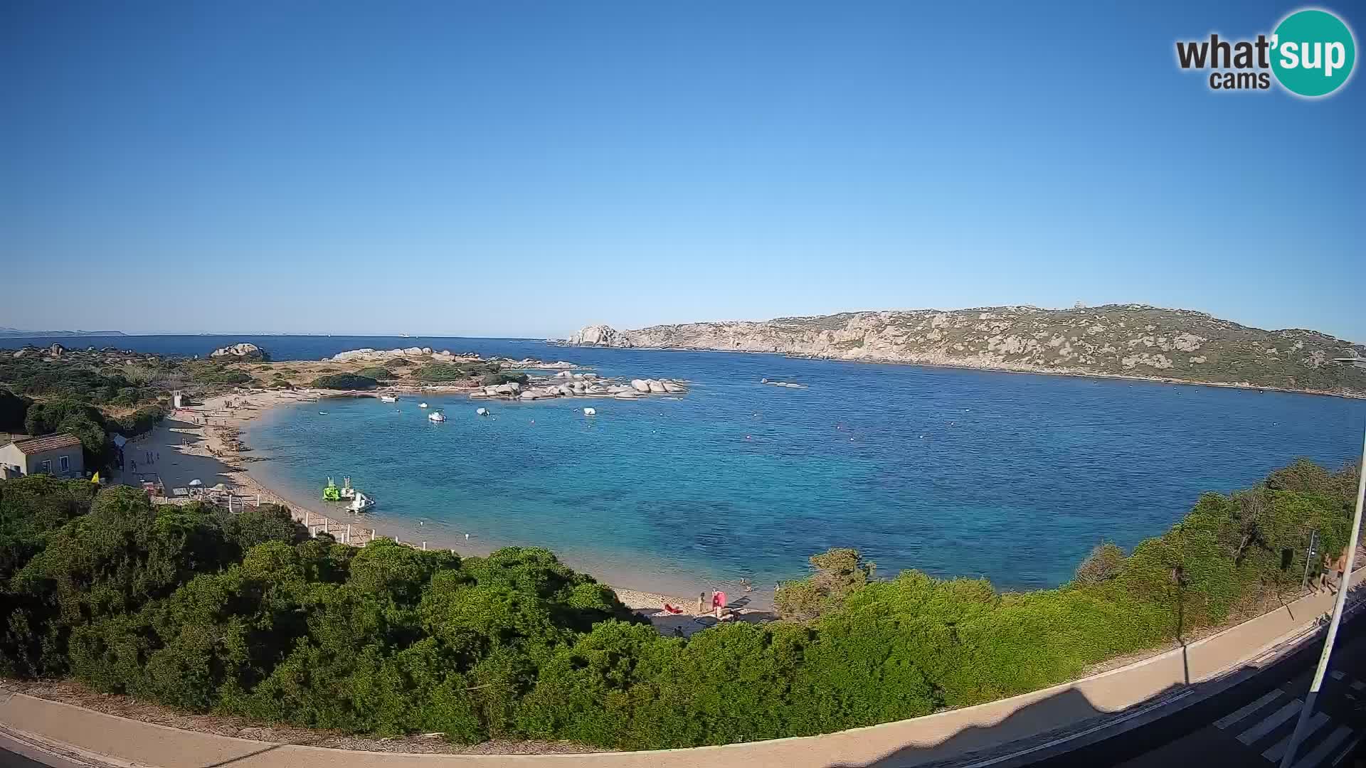 Webcam Rena di Levante – Live View from Capo Testa