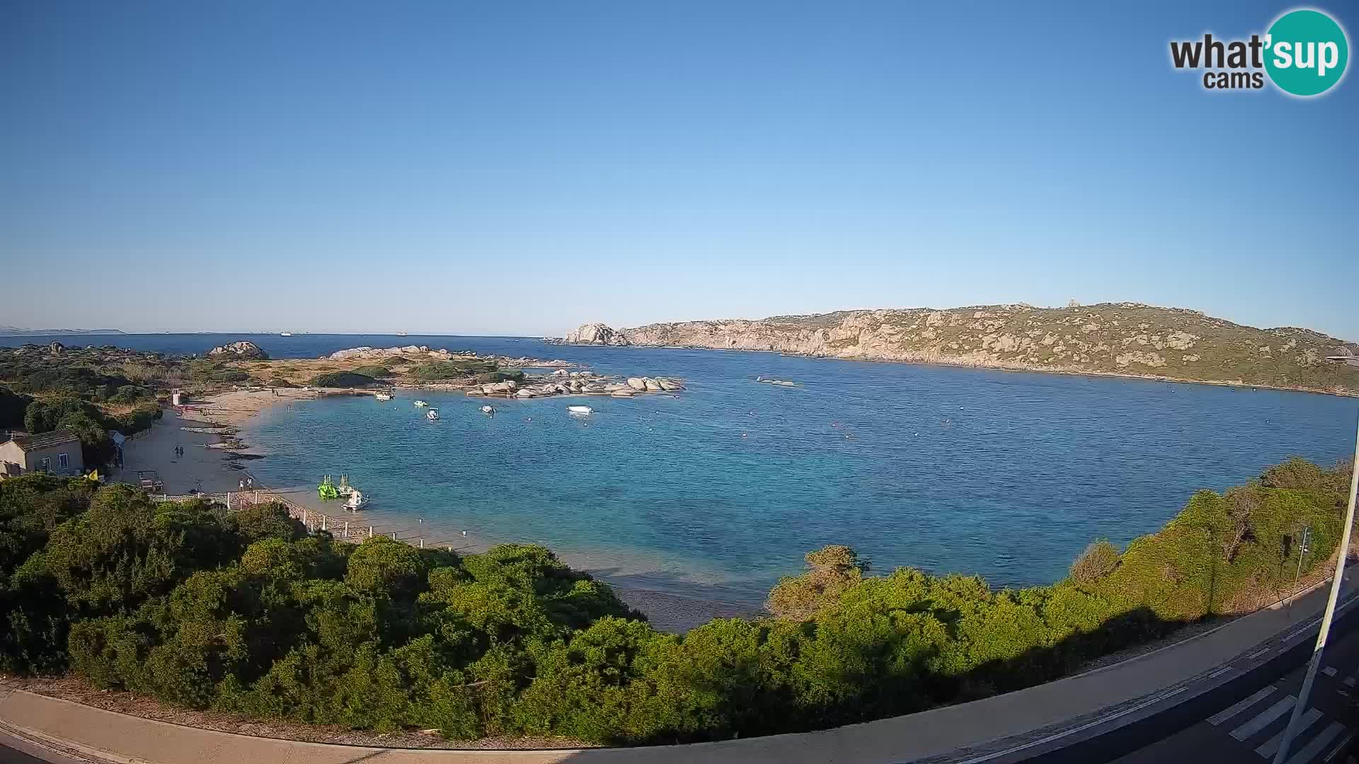Spletna kamera Rena di Levante – Pogled v živo na Capo Testa