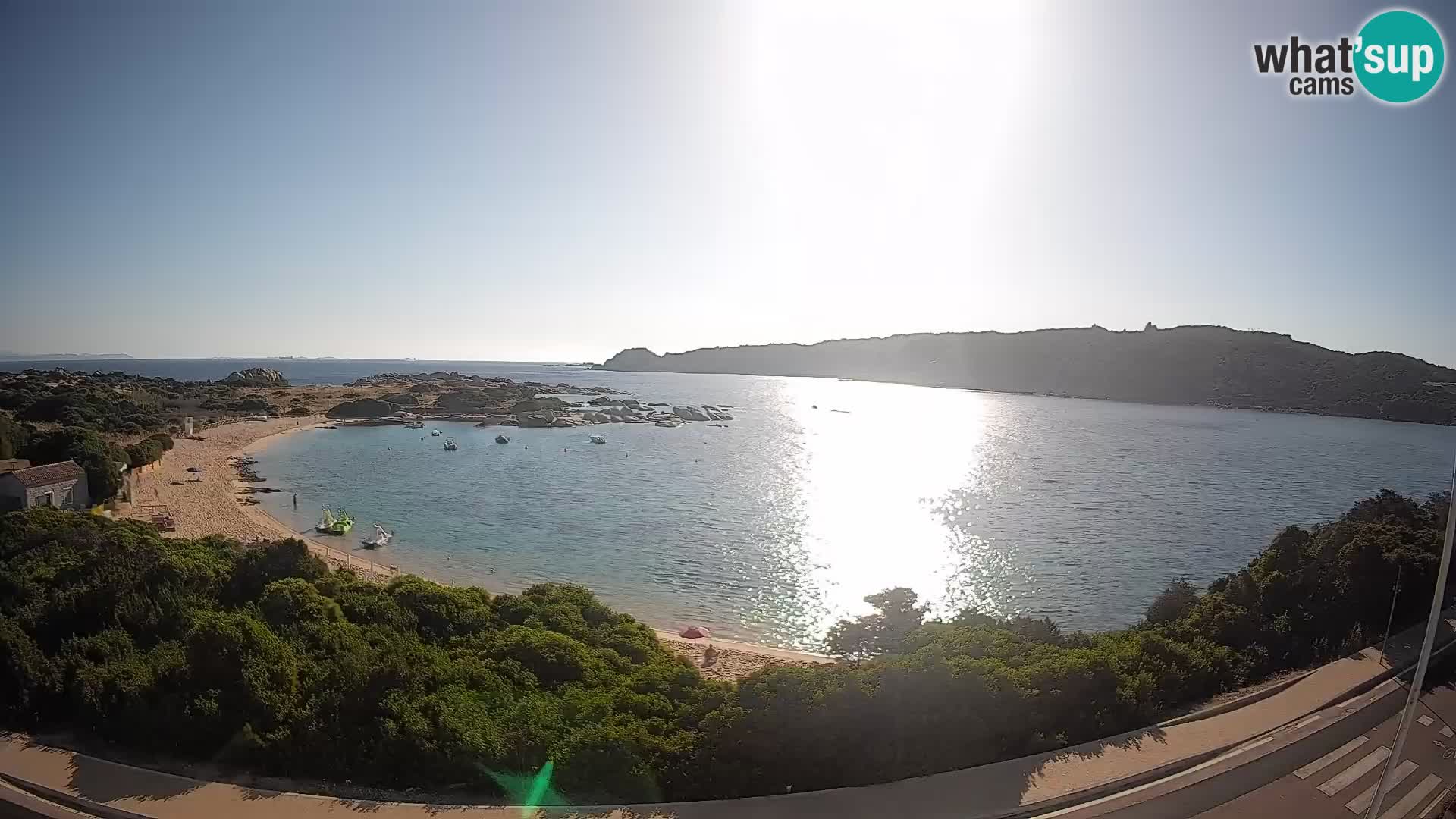Spletna kamera Rena di Levante – Pogled v živo na Capo Testa