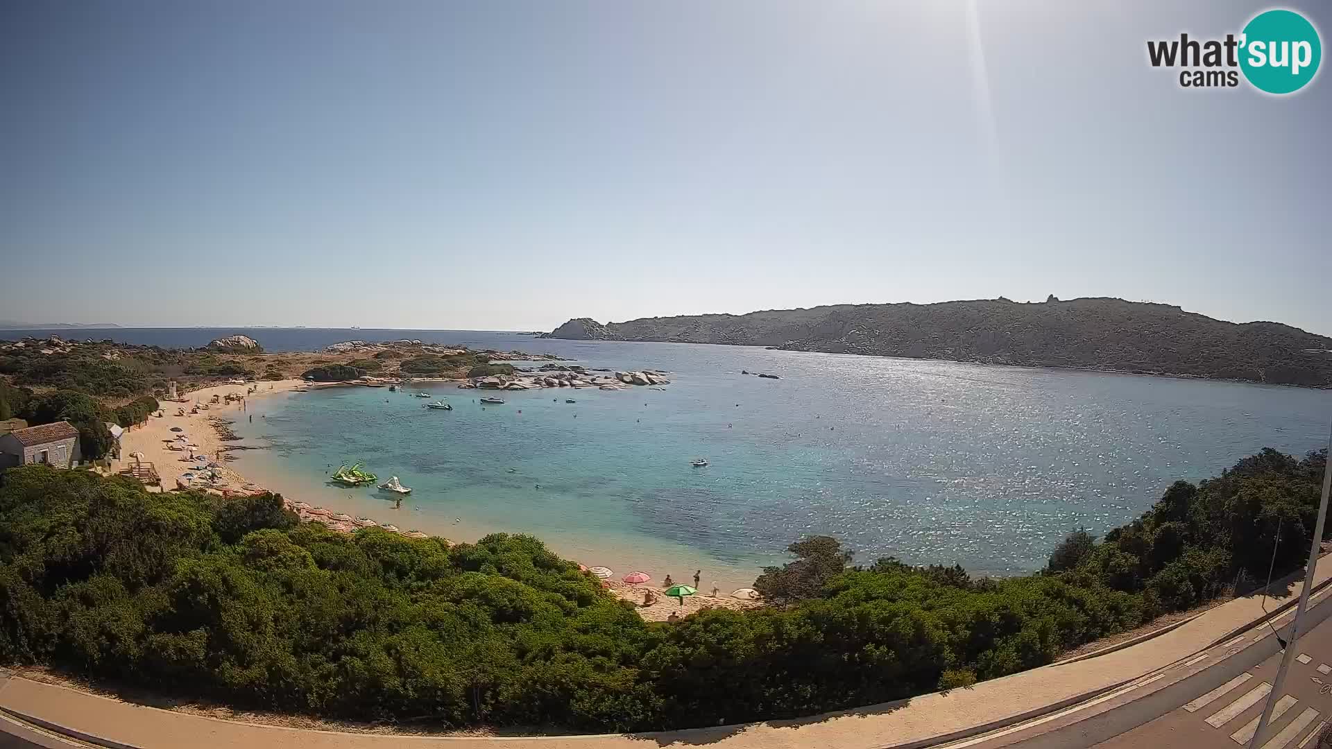 Webcam Rena di Levante – Live View from Capo Testa