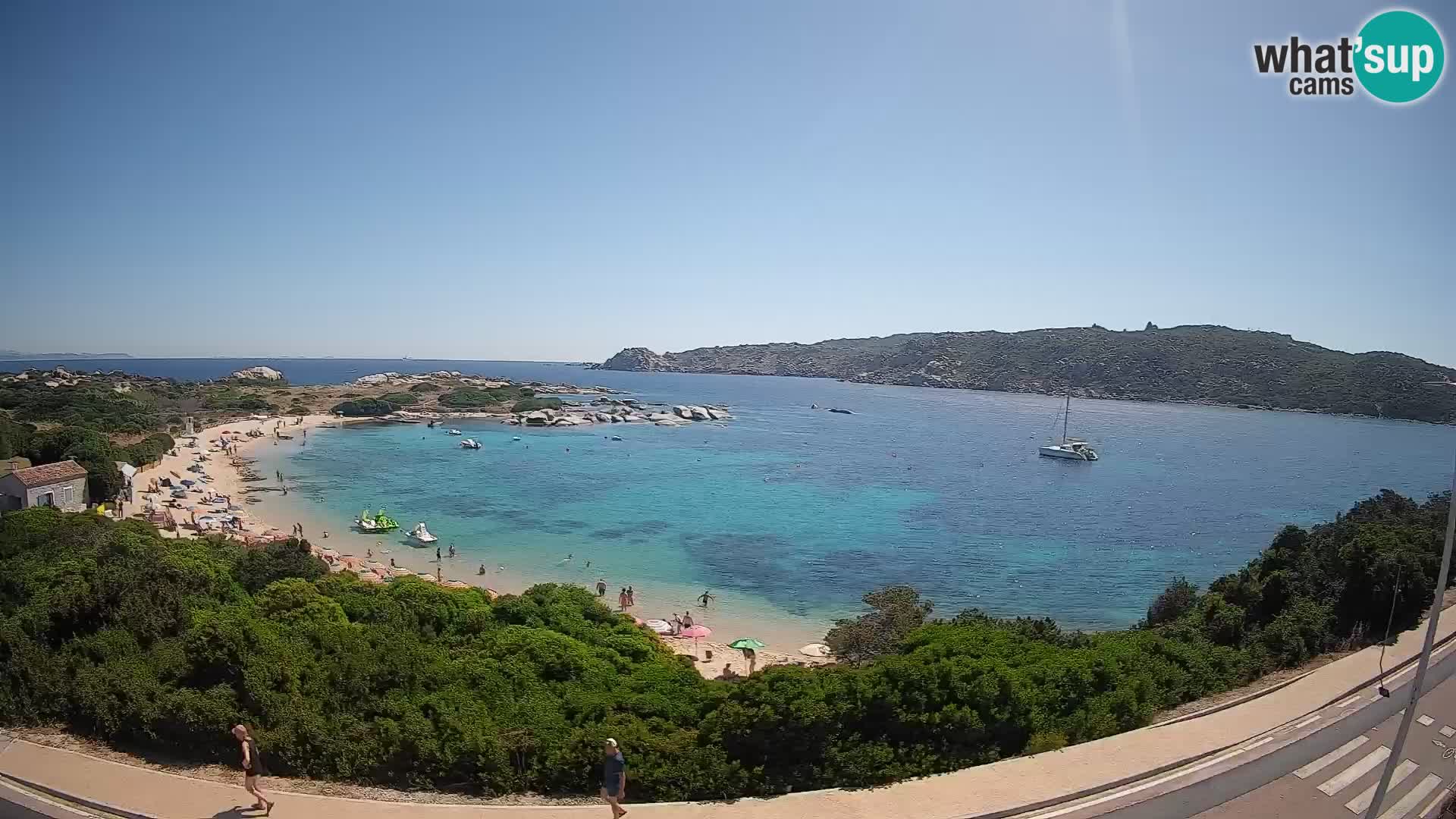 Webcam Rena di Levante – Live View from Capo Testa