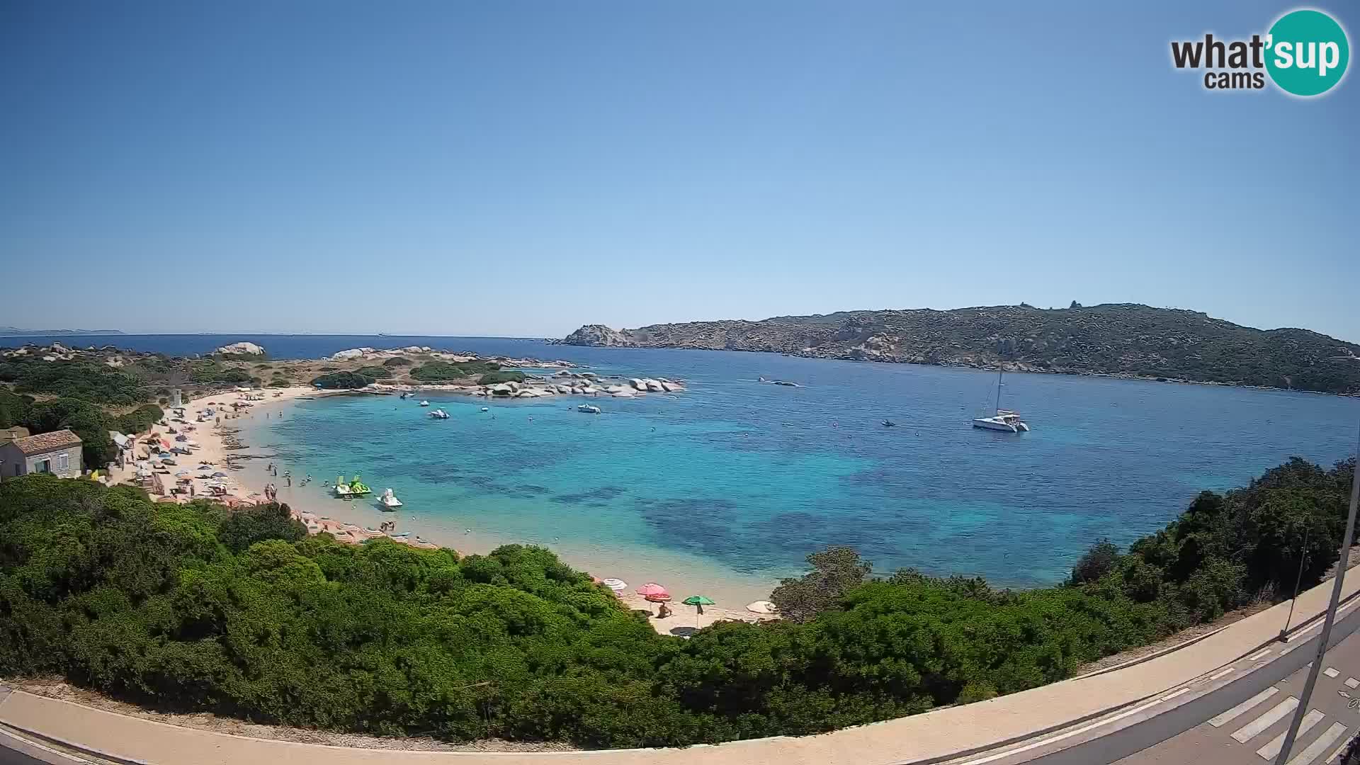 Spletna kamera Rena di Levante – Pogled v živo na Capo Testa