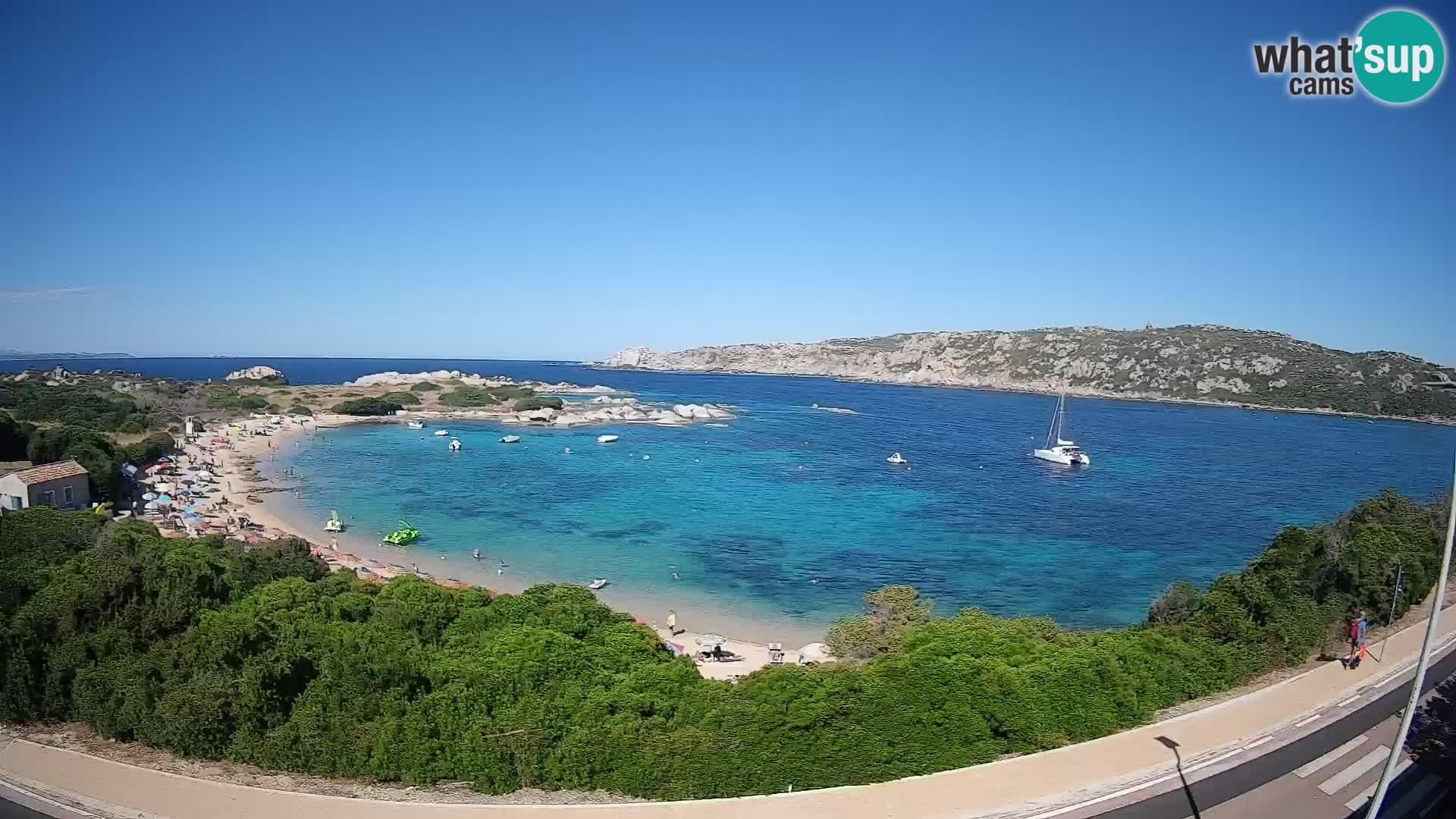 Webcam Rena di Levante – Live View from Capo Testa