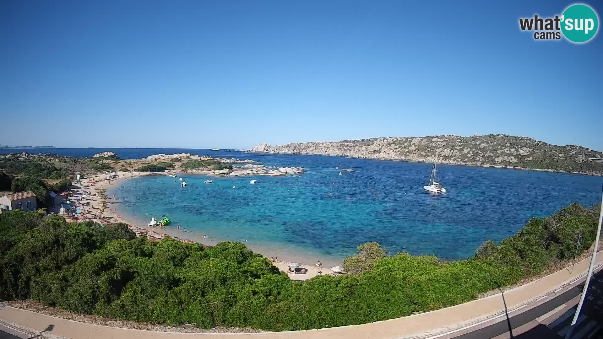 Webcam Rena di Levante – Live View from Capo Testa