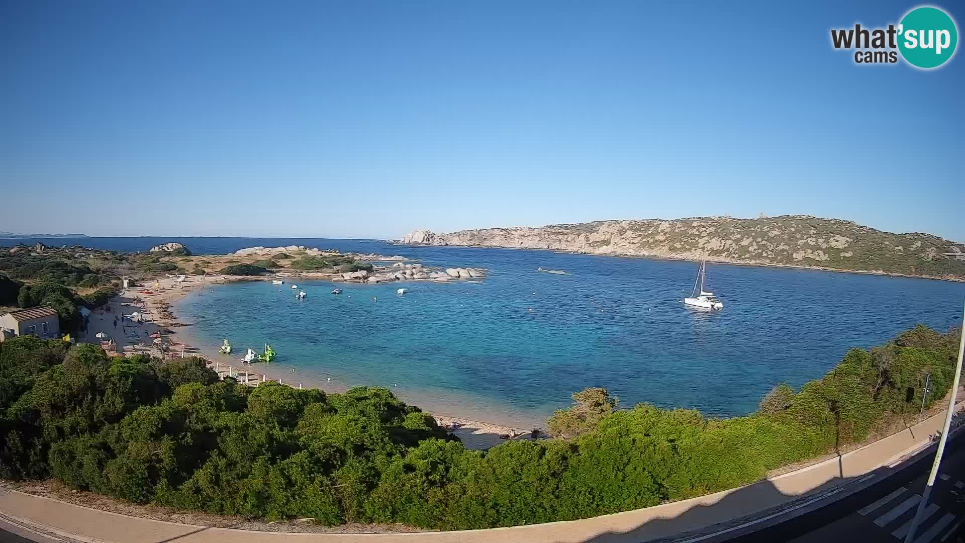 Webcam Rena di Levante – Live View from Capo Testa