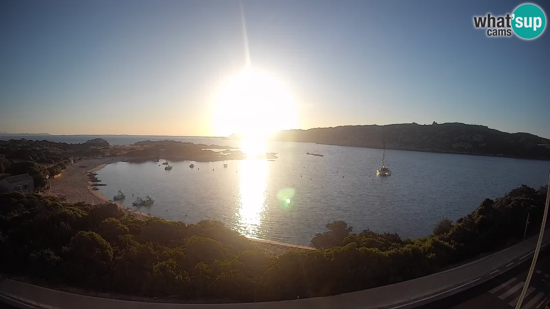 Webcam Rena di Levante – Live View from Capo Testa