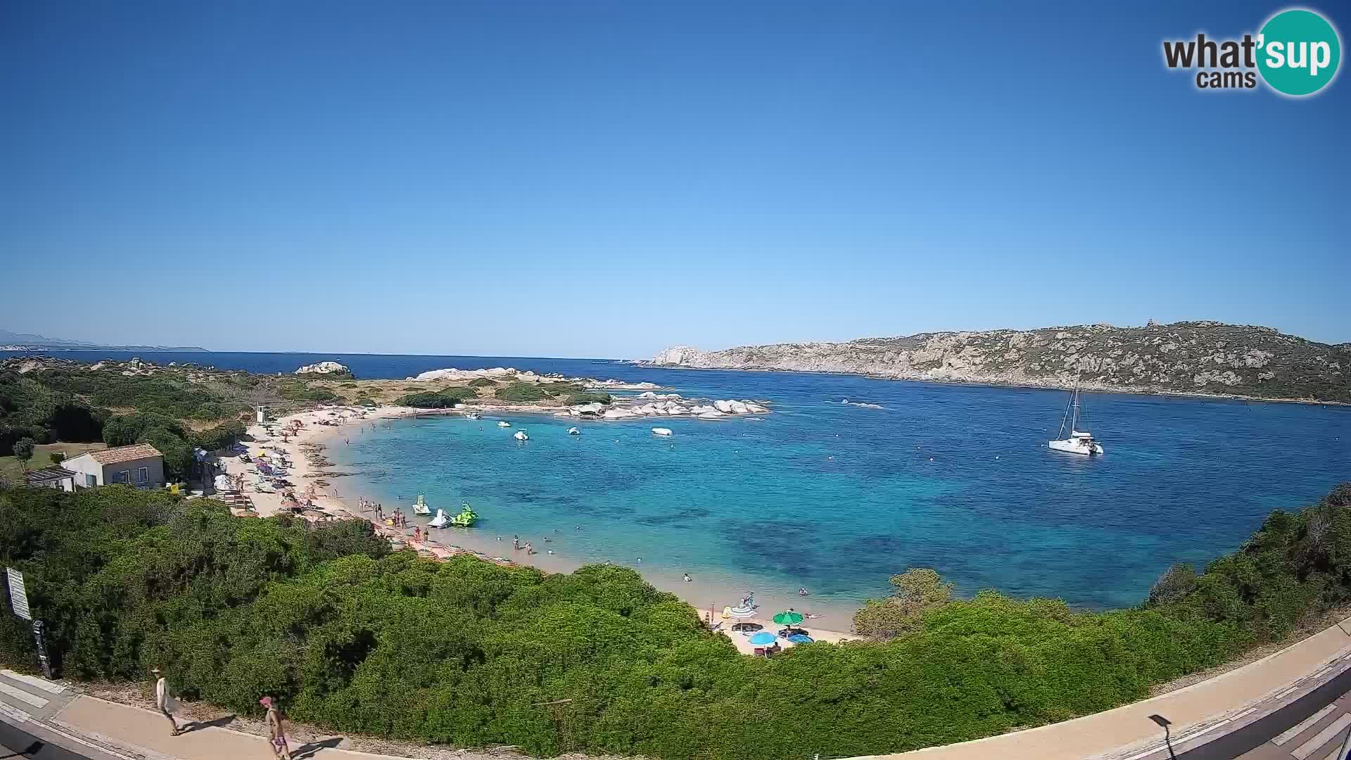 Spletna kamera Rena di Levante – Pogled v živo na Capo Testa