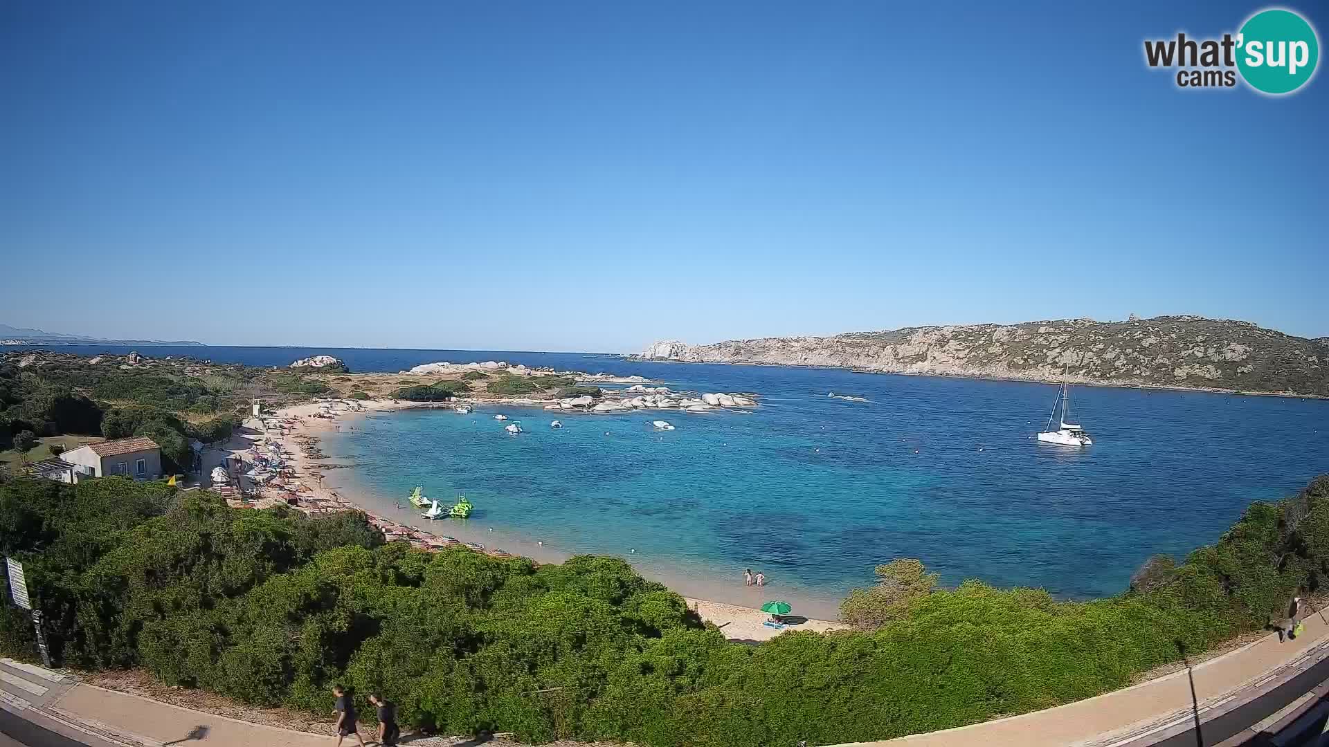 Spletna kamera Rena di Levante – Pogled v živo na Capo Testa