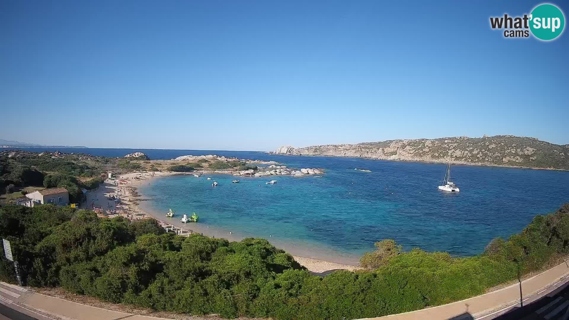 Webcam Rena di Levante – Live View from Capo Testa