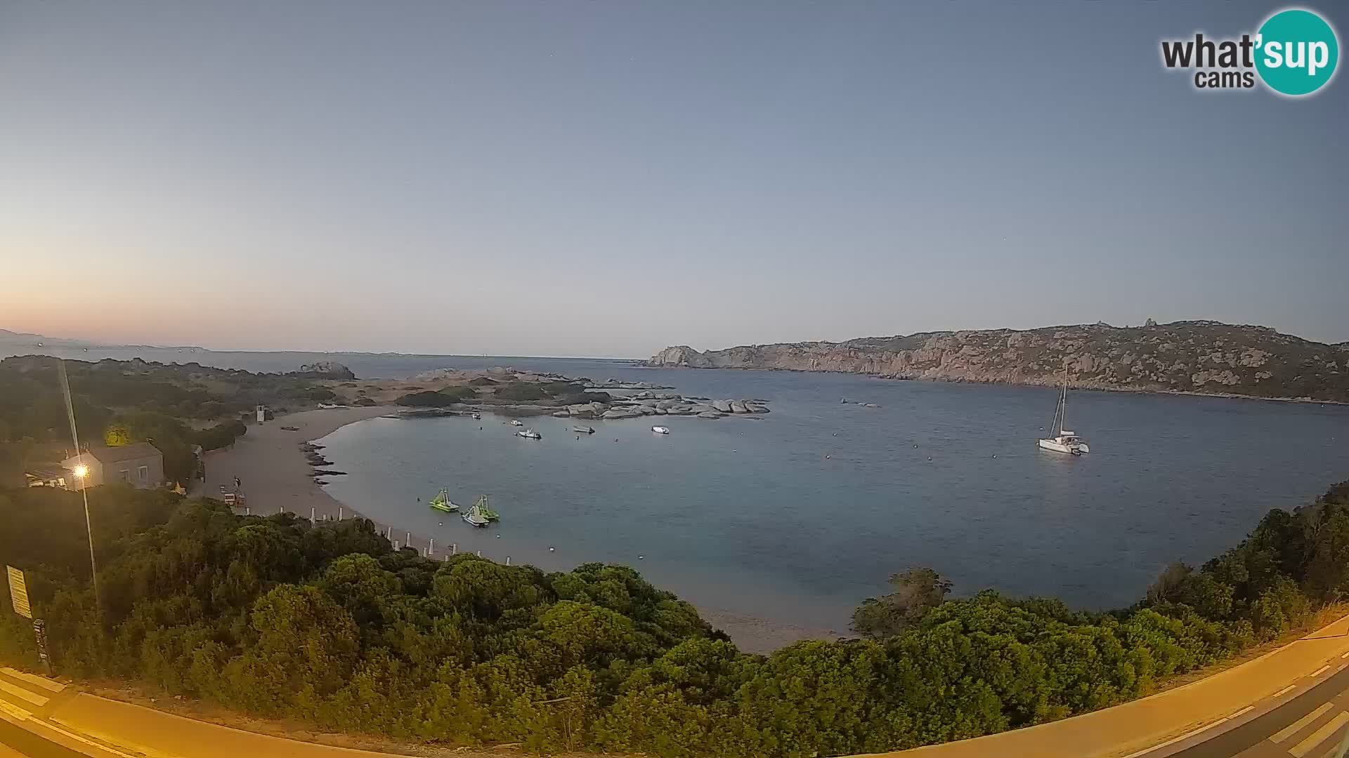 Webcam Rena di Levante – Live View from Capo Testa