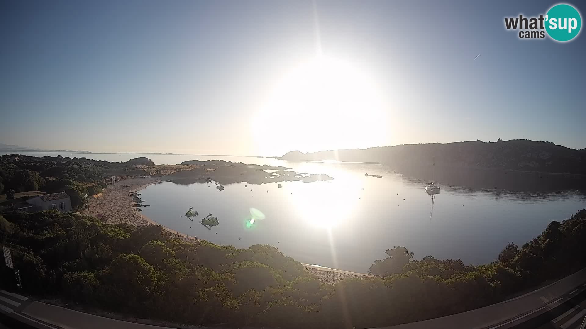 Webcam Rena di Levante – Live View from Capo Testa
