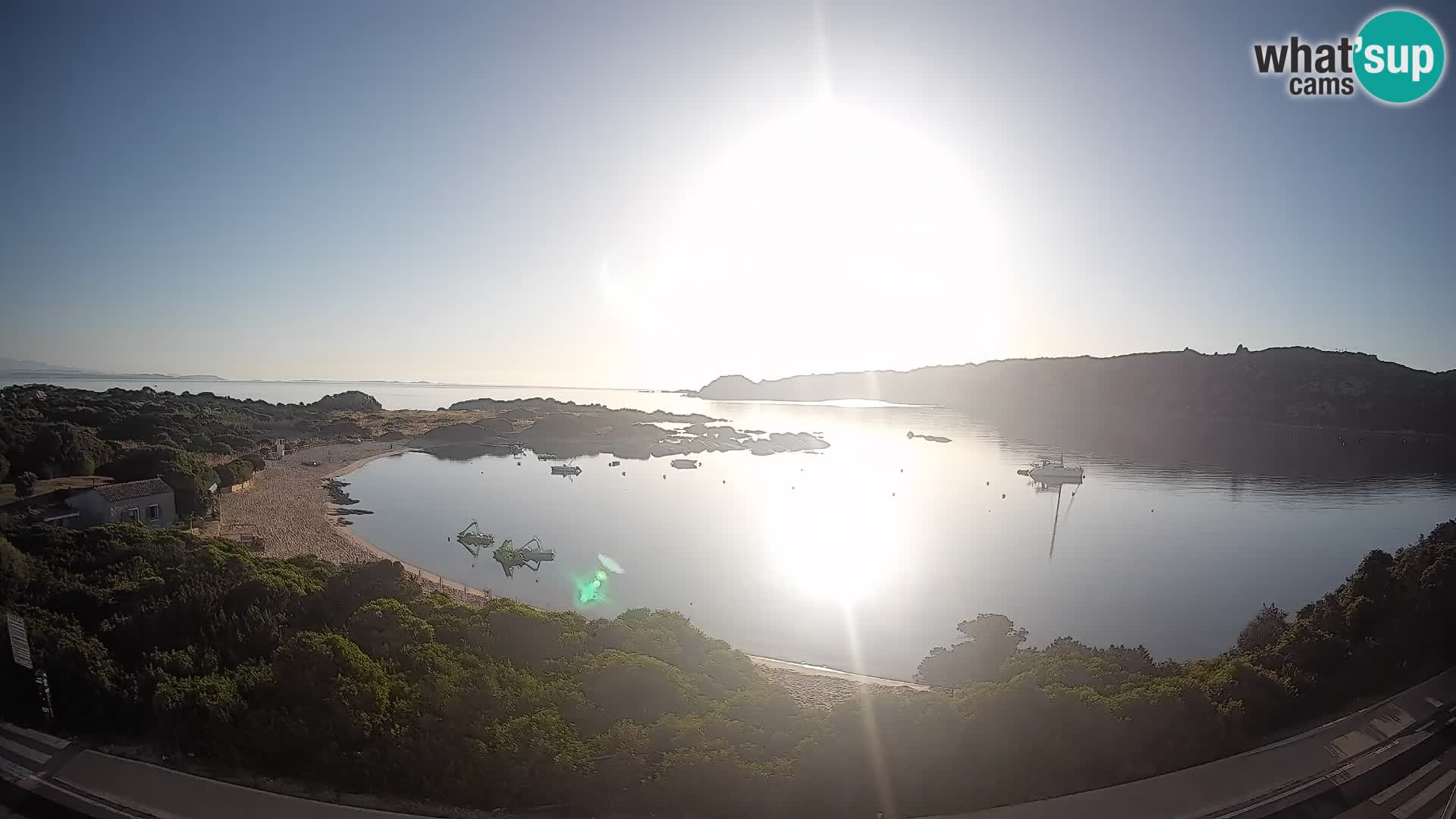 Webcam Rena di Levante – Live View from Capo Testa