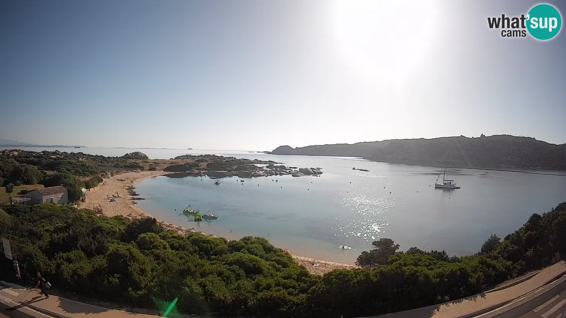 Webcam Rena di Levante – Live View from Capo Testa