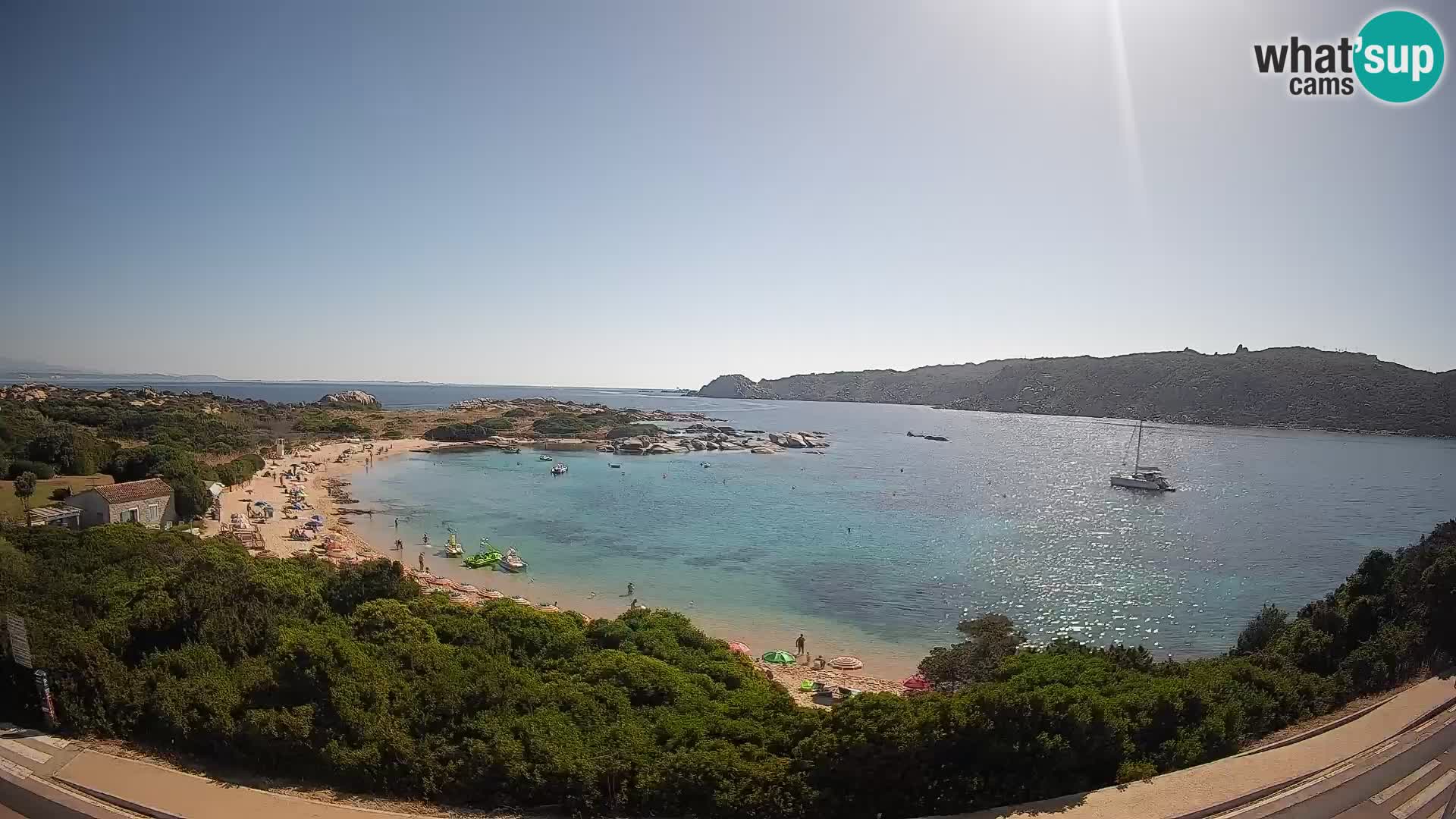 Webcam Rena di Levante – Live View from Capo Testa