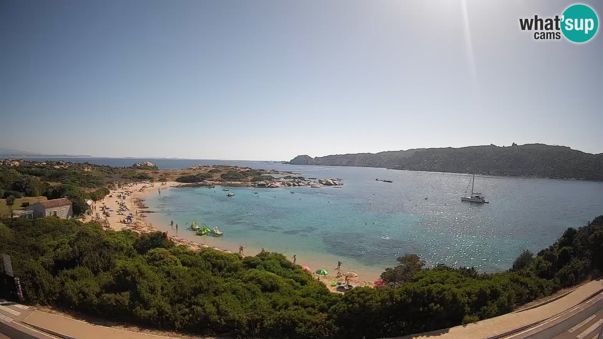 Webcam Rena di Levante – Live View from Capo Testa