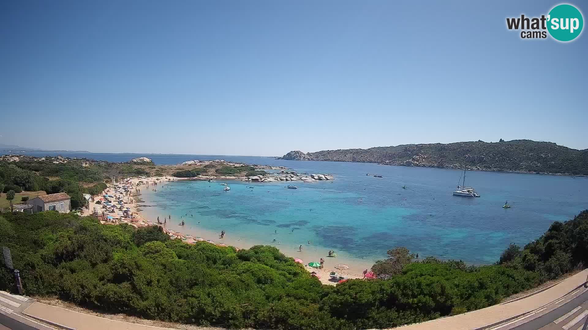 Webcam Rena di Levante – Live View from Capo Testa